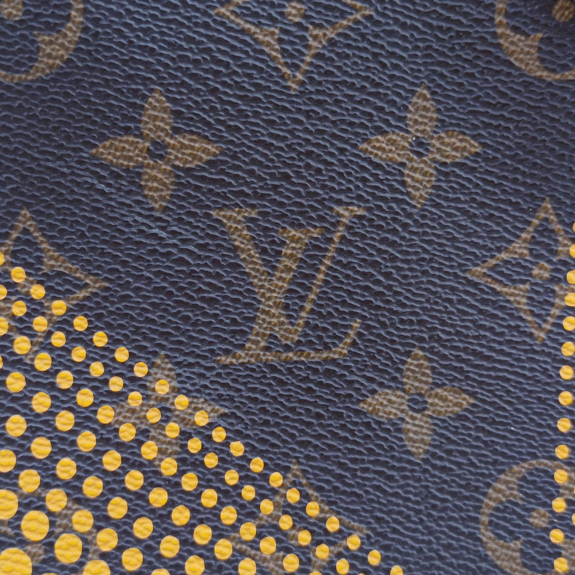 Secondhand Louis Vuitton Neverfull MM MARRON × JAUNE Monogram Wave Dot Canvas M40685 handbag | stylenewstar