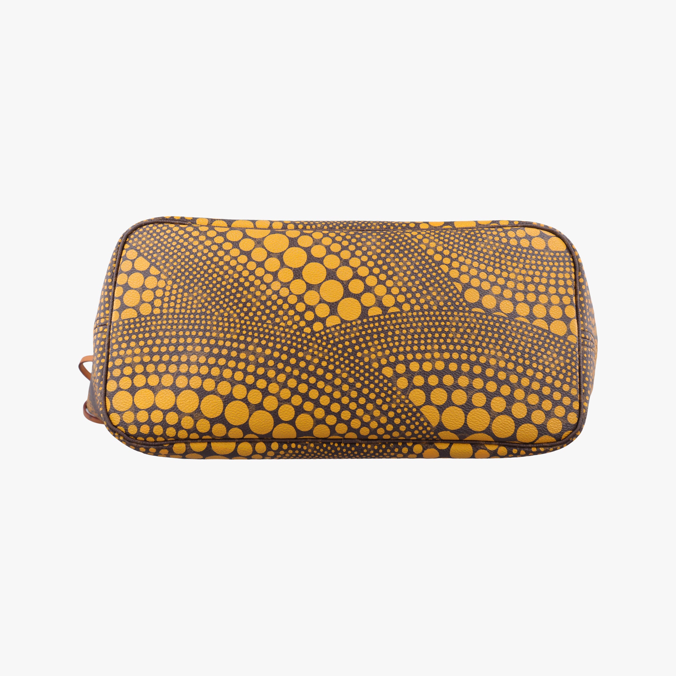 Secondhand Louis Vuitton Neverfull MM MARRON × JAUNE Monogram Wave Dot Canvas M40685 handbag | stylenewstar