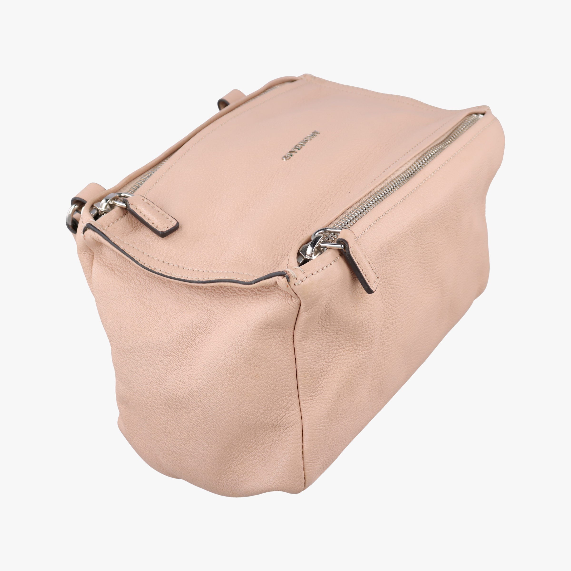 Pre-owned Givenchy Pandora beige leather  shoulderbag | stylenewstar