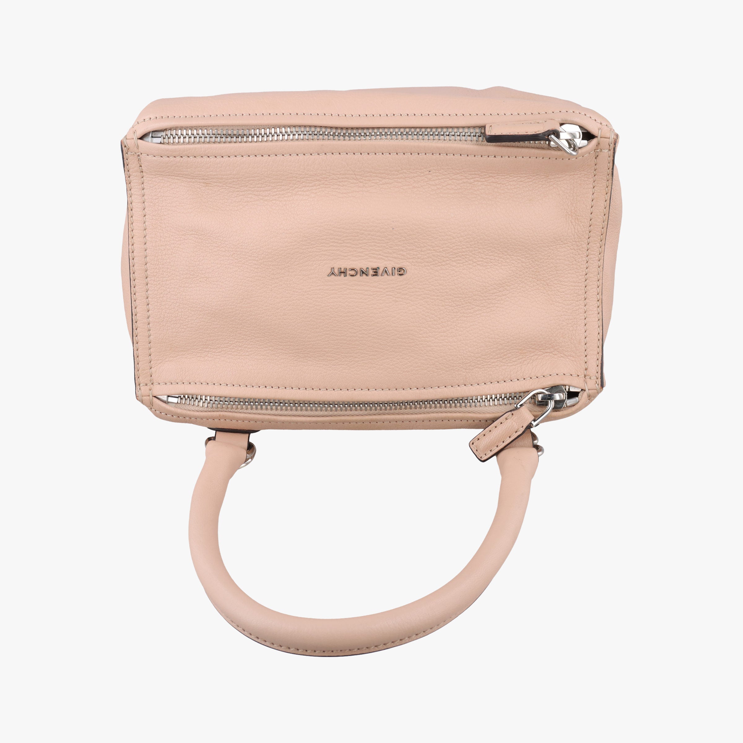 Pre-owned Givenchy Pandora beige leather  shoulderbag | stylenewstar
