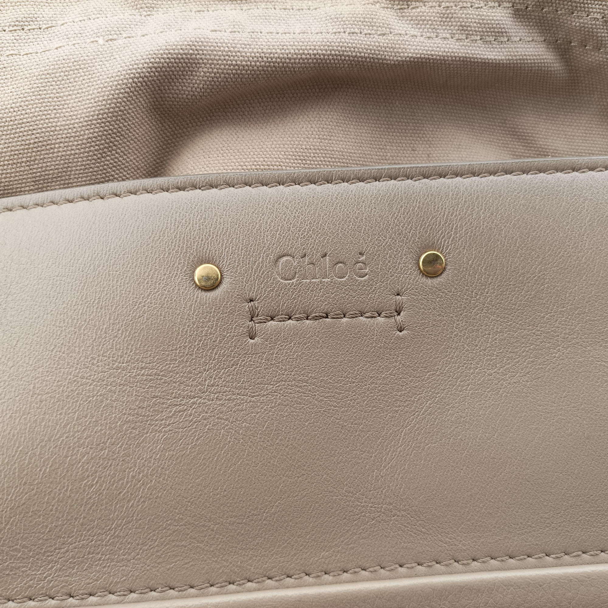 Vintage Chloe ROY Beige Leather  shoulderbag | stylenewstar