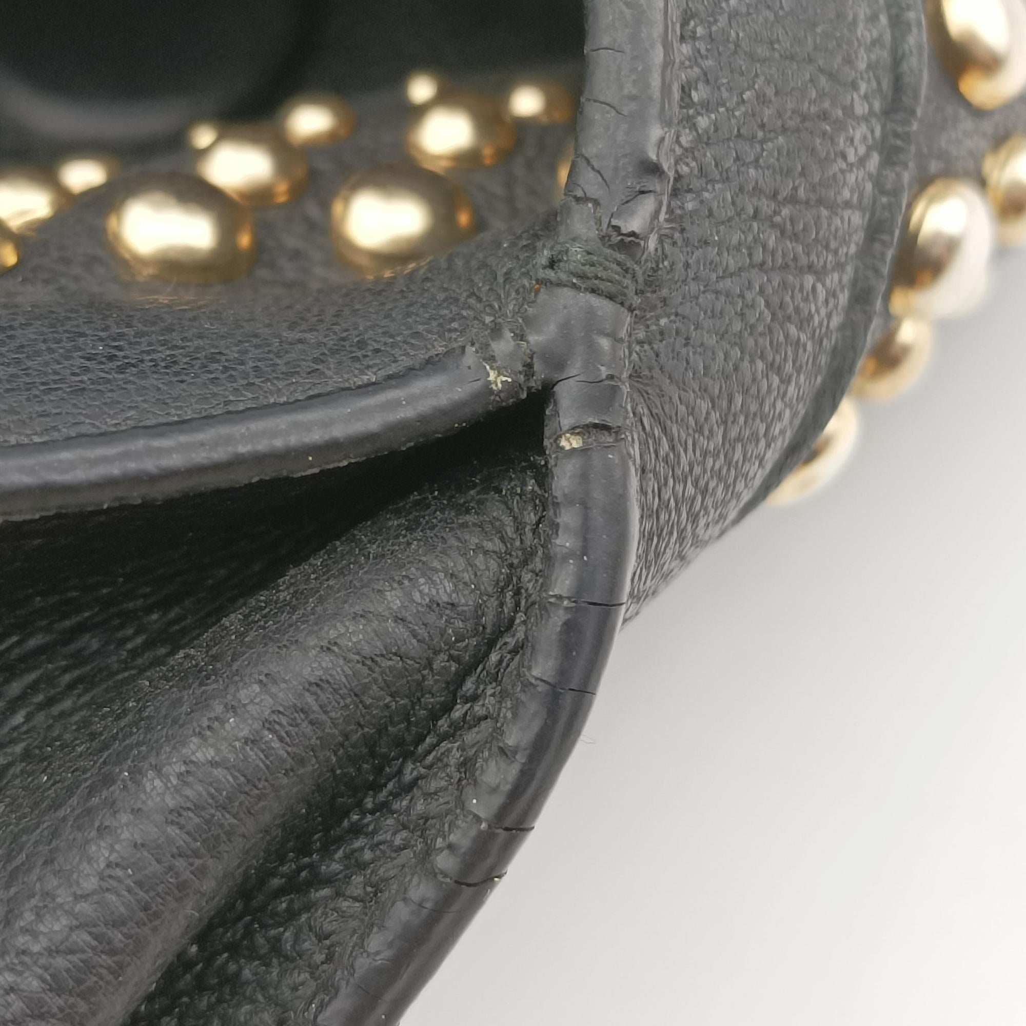 Pre-owned Alexander McQueen De Manta Black Calfskin   clutchbag | stylenewstar