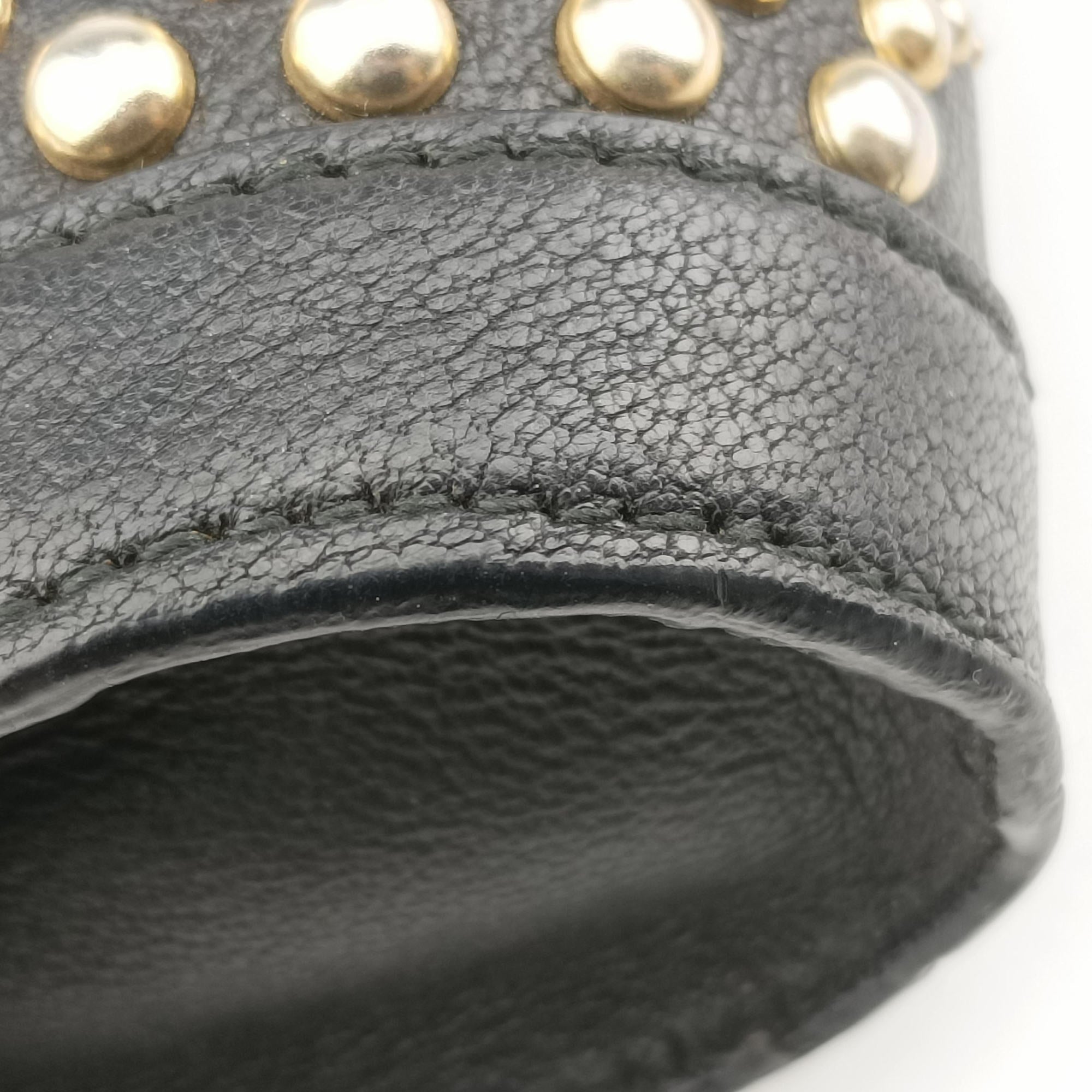 Pre-owned Alexander McQueen De Manta Black Calfskin   clutchbag | stylenewstar