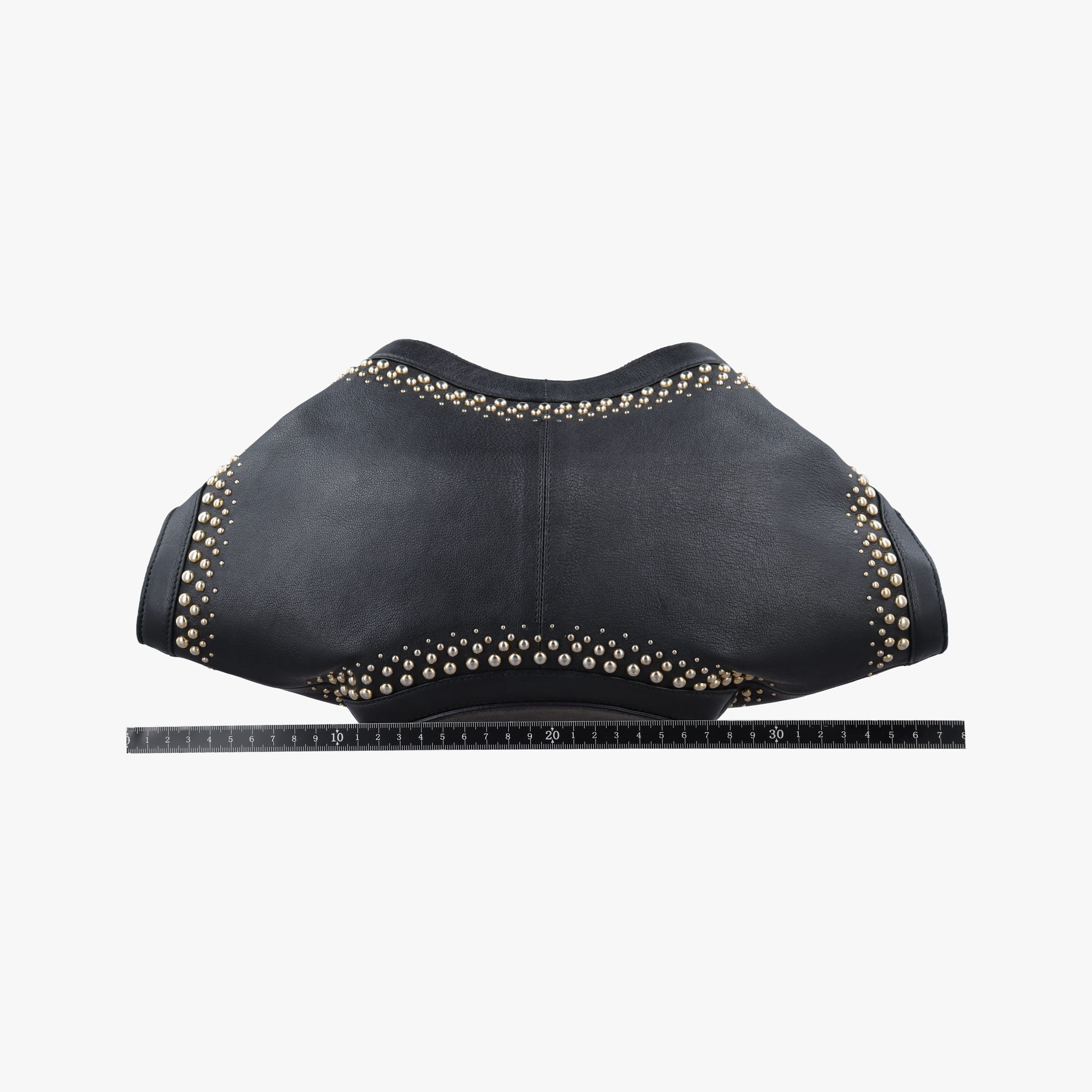 Pre-owned Alexander McQueen De Manta Black Calfskin   clutchbag | stylenewstar