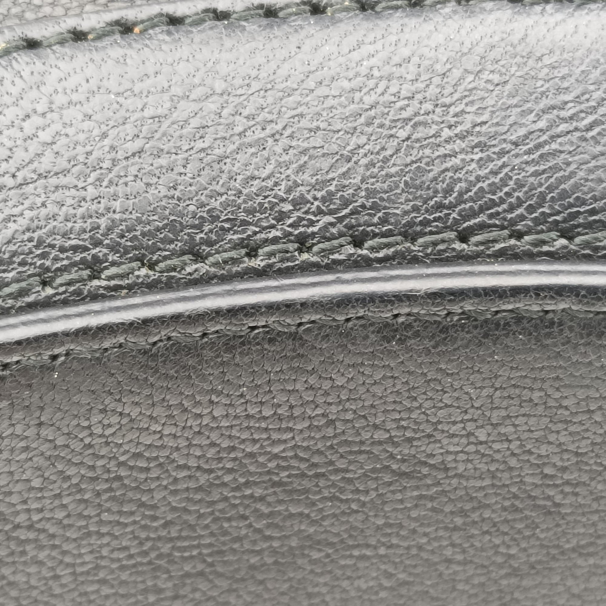 Pre-owned Alexander McQueen De Manta Black Calfskin   clutchbag | stylenewstar
