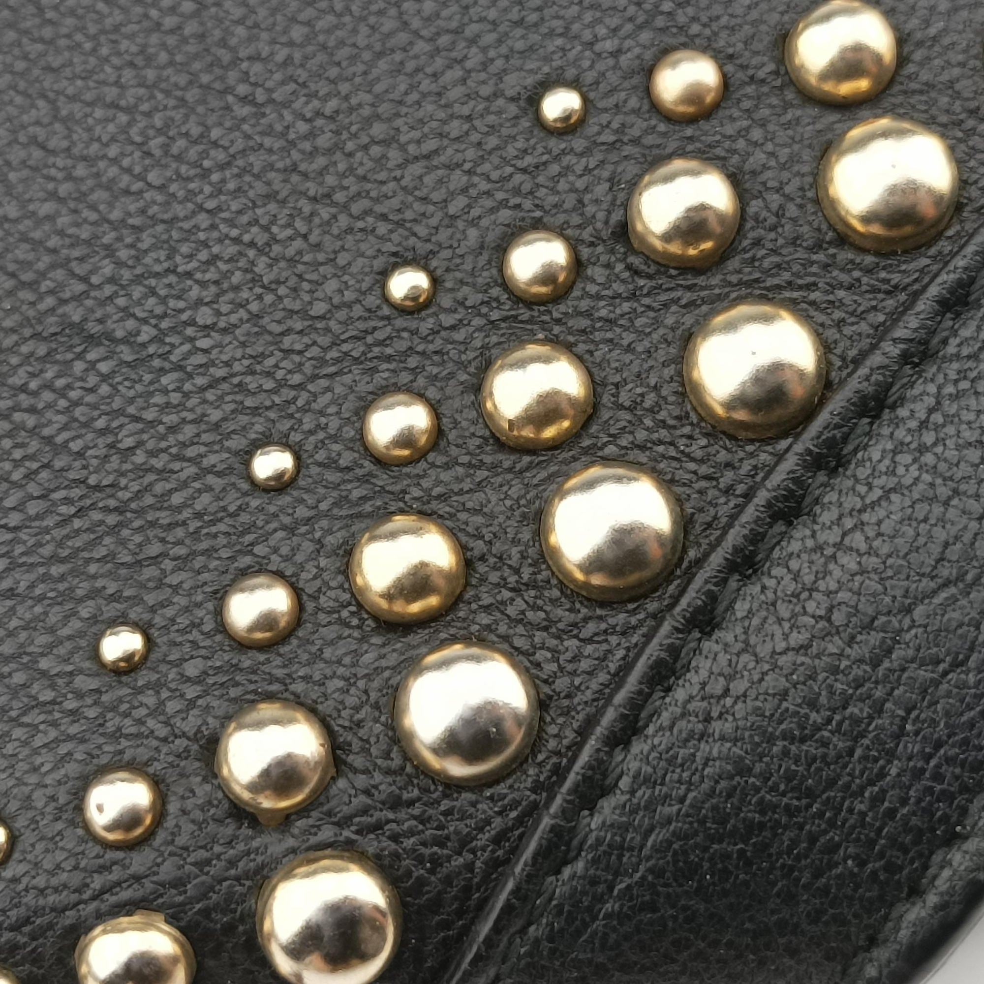 Pre-owned Alexander McQueen De Manta Black Calfskin   clutchbag | stylenewstar