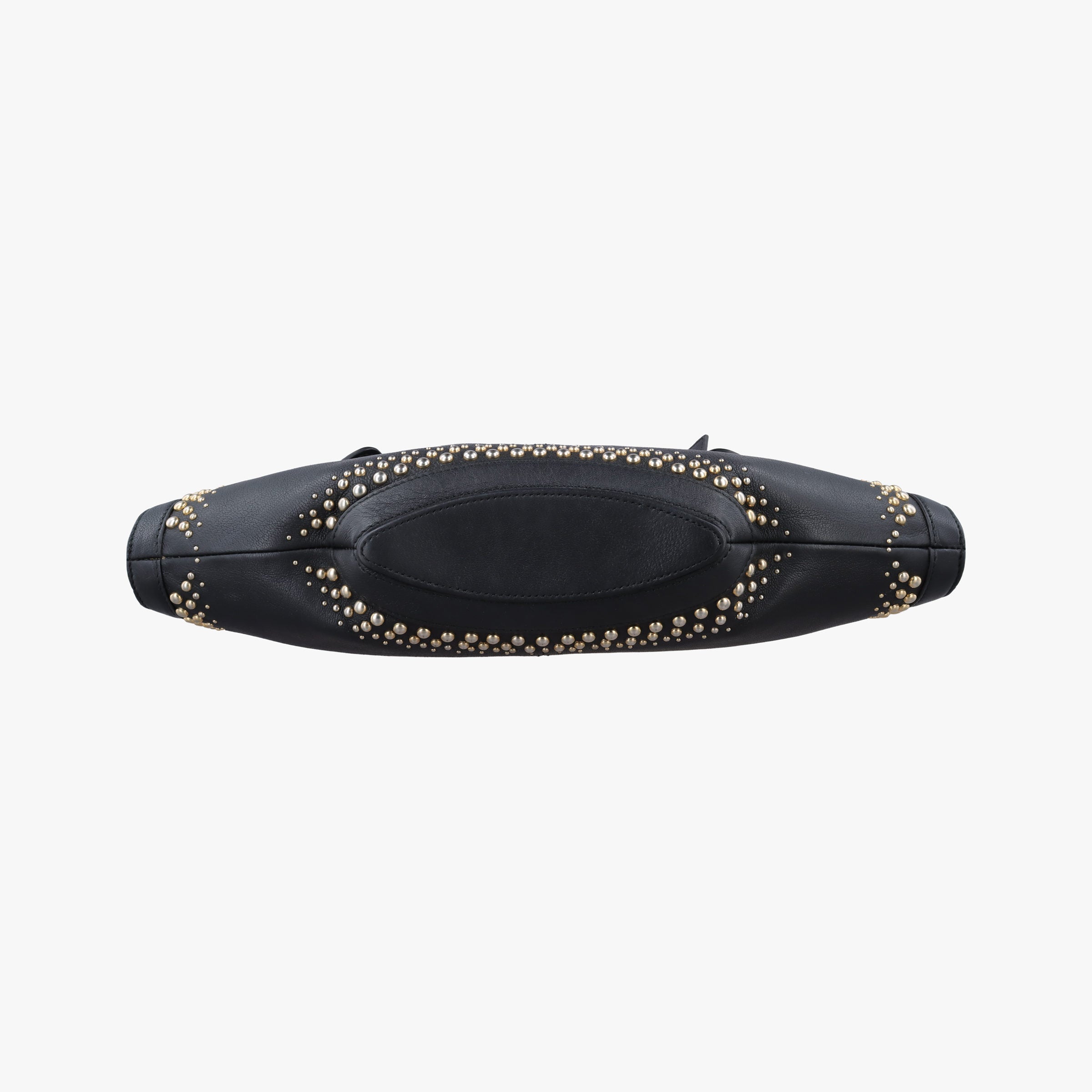 Pre-owned Alexander McQueen De Manta Black Calfskin   clutchbag | stylenewstar