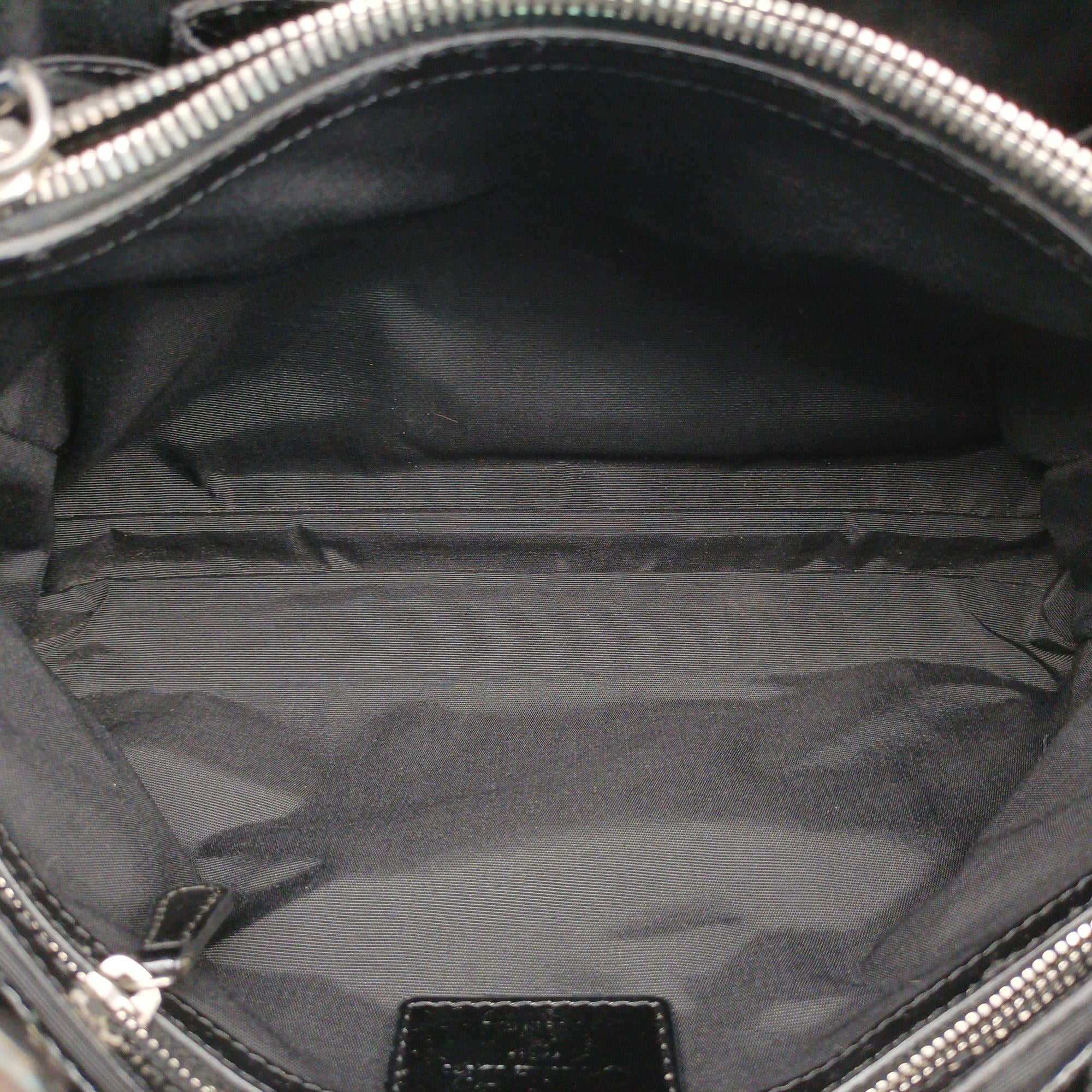 Pre-owned Christian Dior Dior Soft Black Patent Leather  shoulderbag | stylenewstar