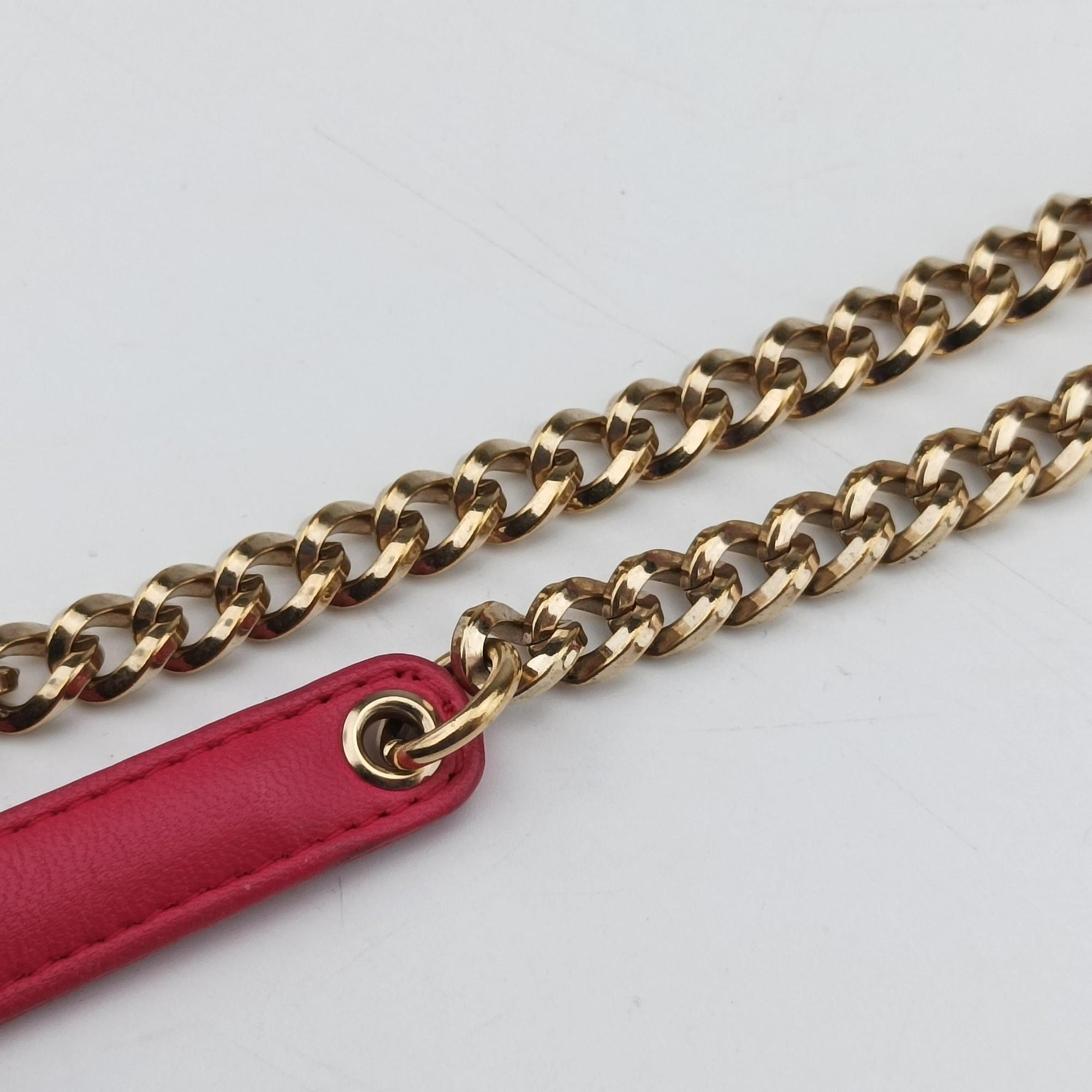 Pre-owned Christian Dior Cannage New Lock Rose lambskin  shoulderbag | stylenewstar