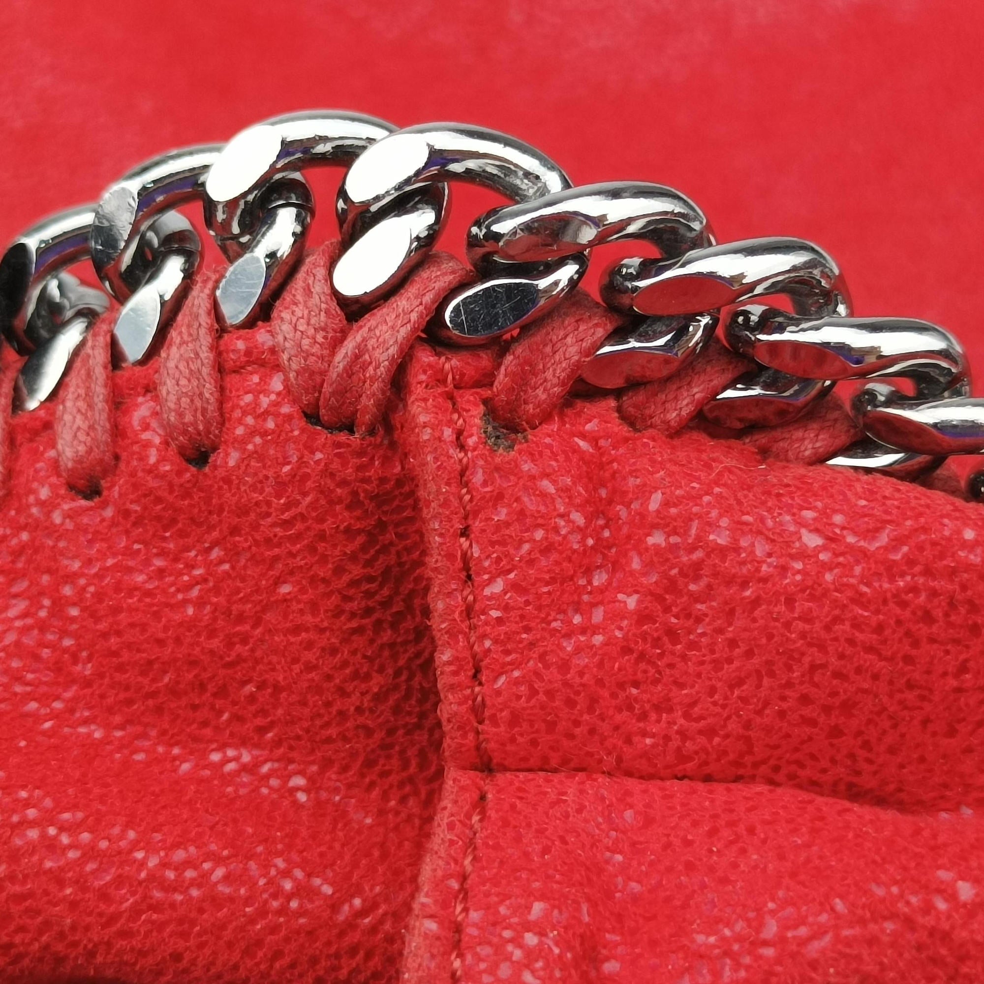 Vintage Stella McCartney Falabella Red Vegan leather  shoulderbag | stylenewstar