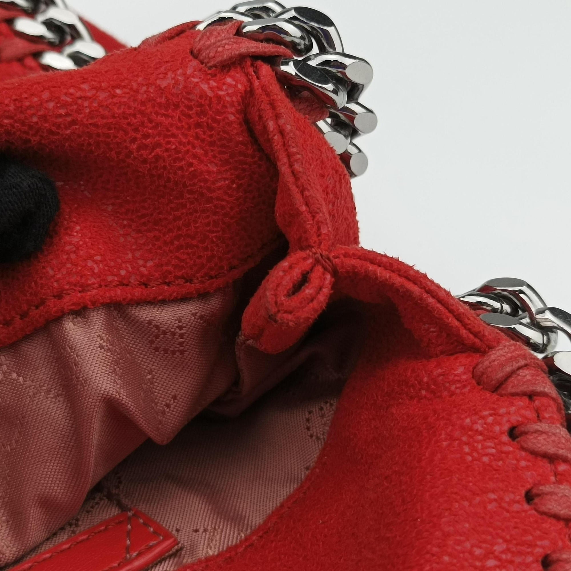 Vintage Stella McCartney Falabella Red Vegan leather  shoulderbag | stylenewstar