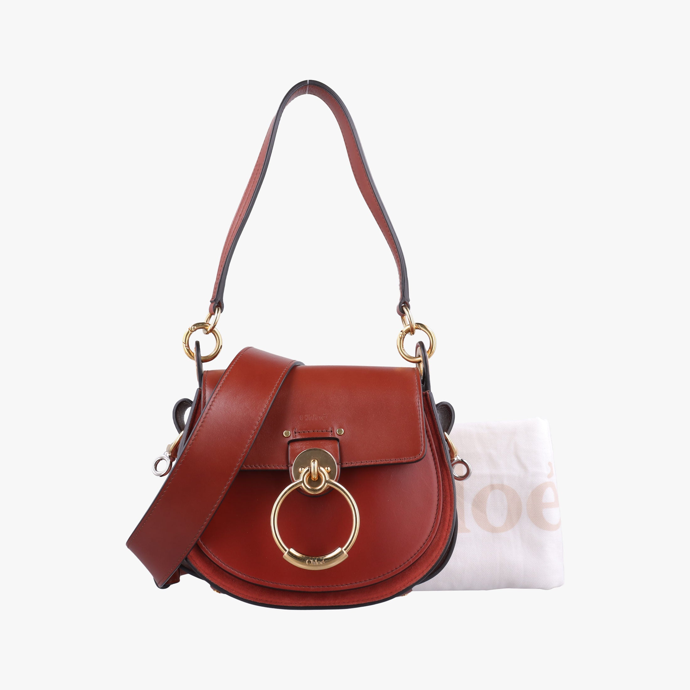 Secondhand Chloe Tess Brown Leather  shoulderbag | stylenewstar