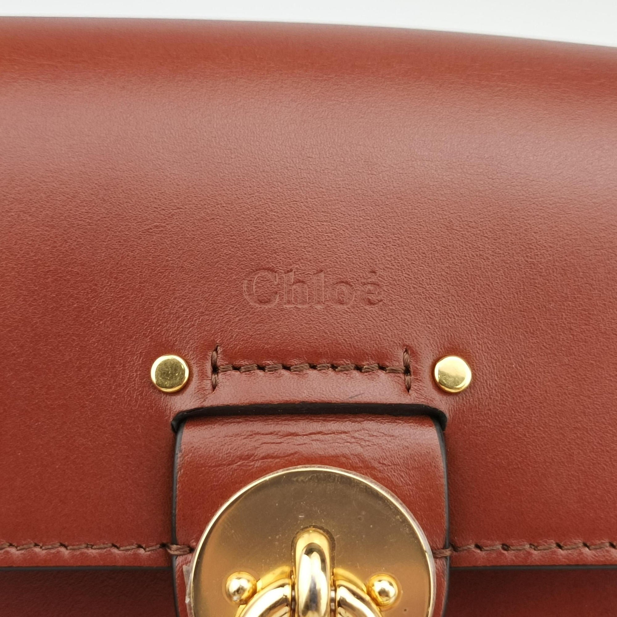 Secondhand Chloe Tess Brown Leather  shoulderbag | stylenewstar
