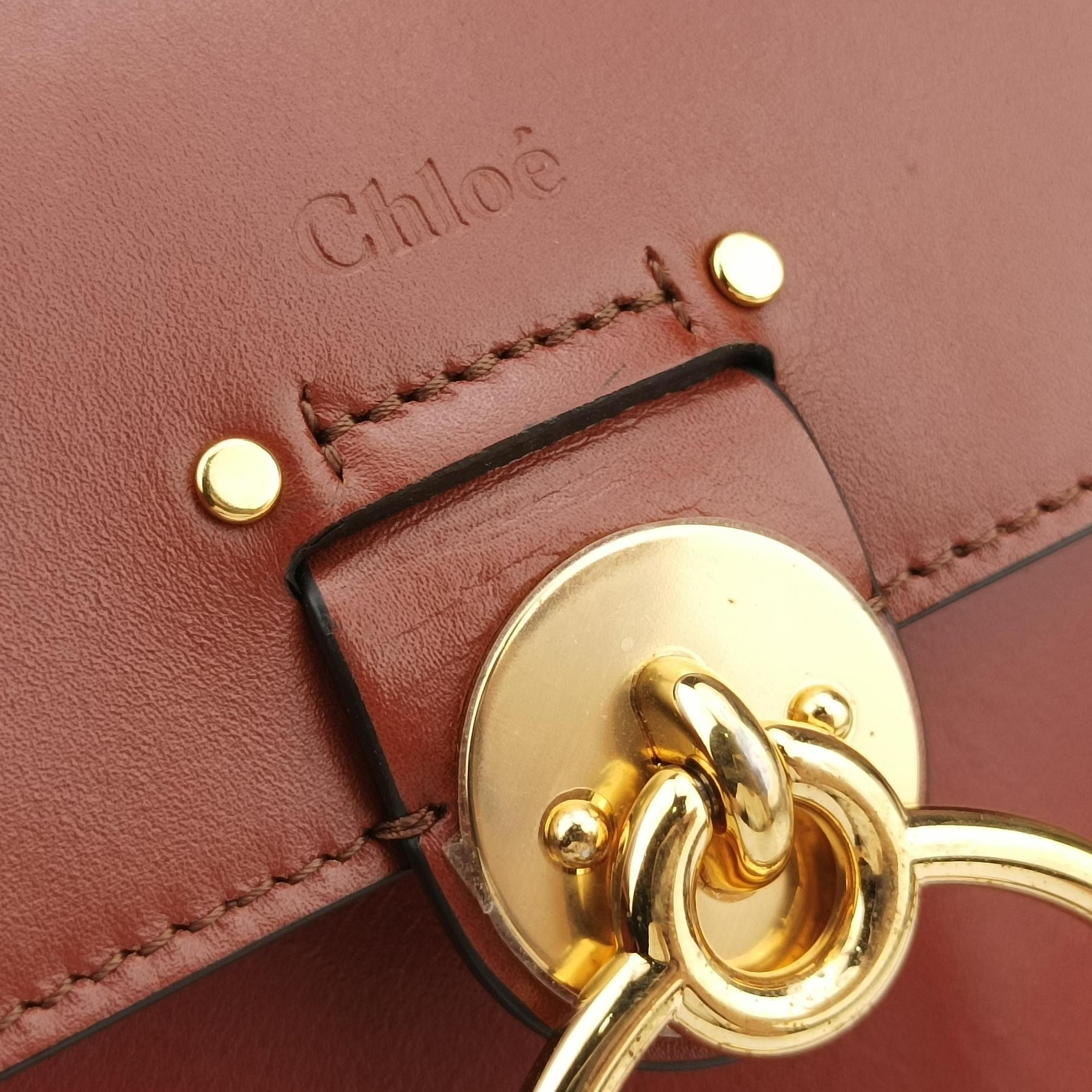 Secondhand Chloe Tess Brown Leather  shoulderbag | stylenewstar