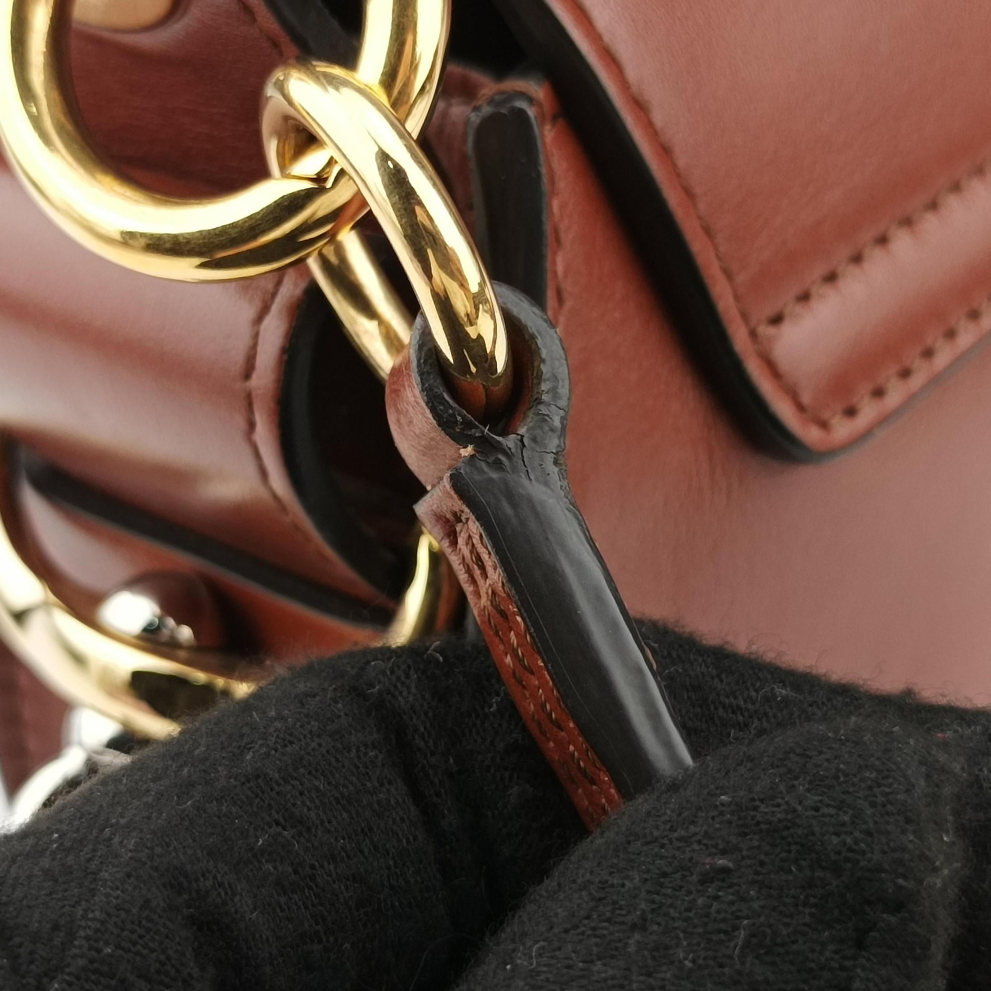 Secondhand Chloe Tess Brown Leather  shoulderbag | stylenewstar