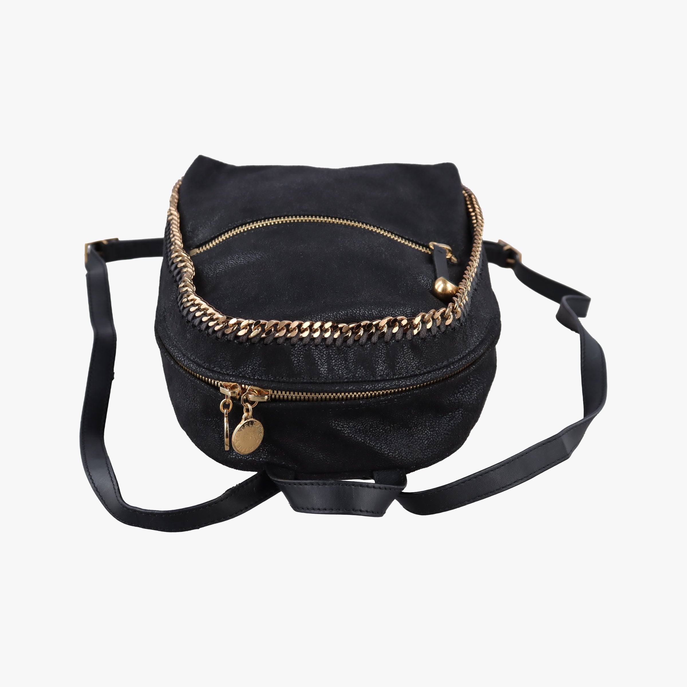 Secondhand Stella McCartney Falabella Black Vegan Leather   backpack/rucksack | stylenewstar