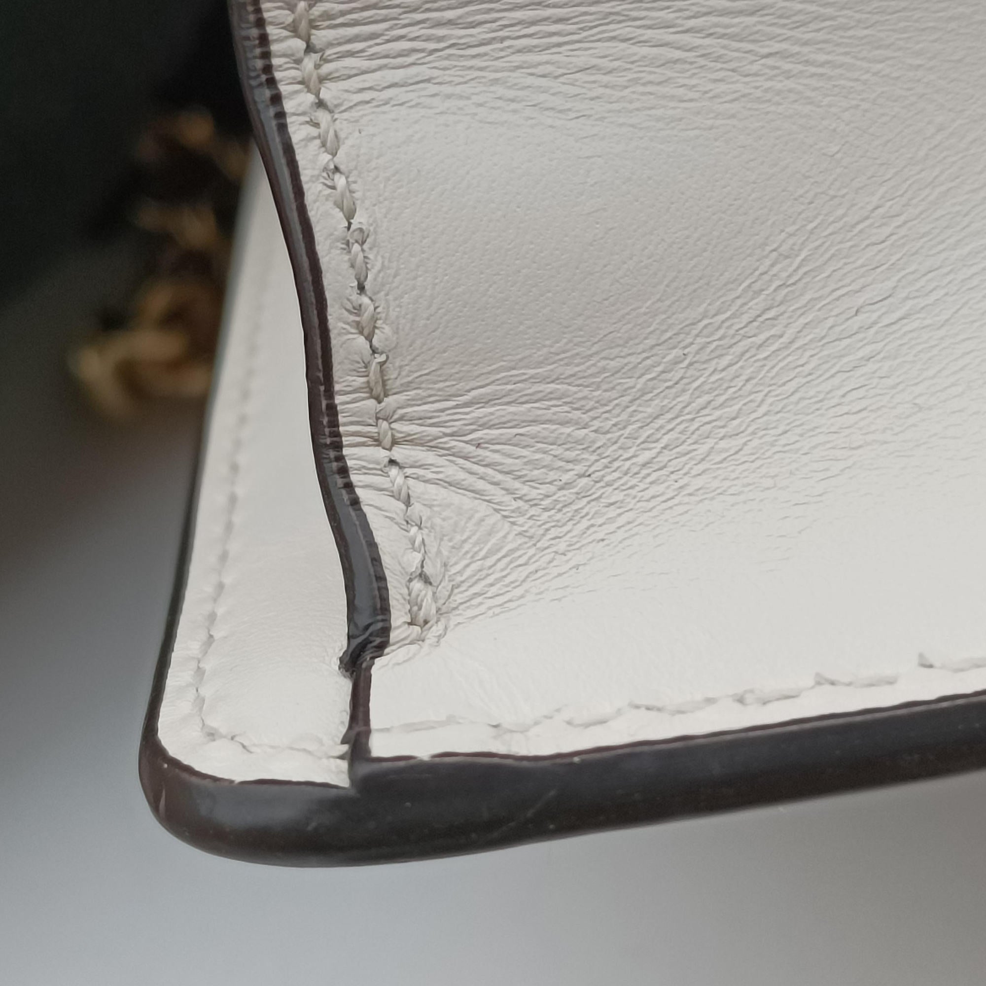 Secondhand Gucci Sylvie Ivory×navy×red Leather 431666 shoulderbag | stylenewstar