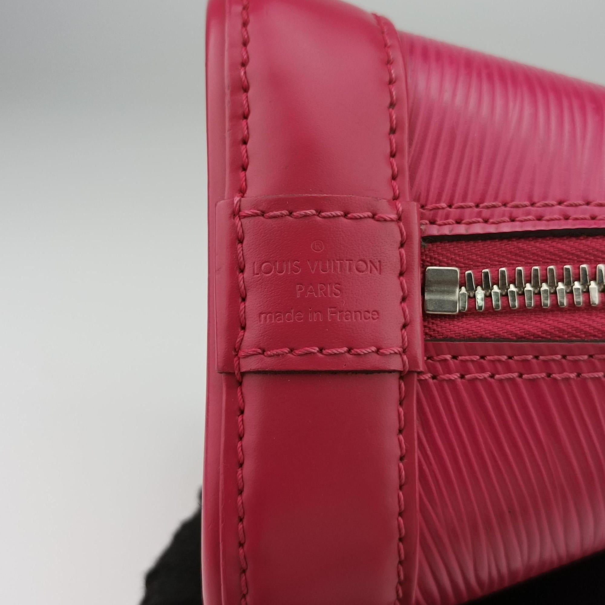 Pre-owned Louis Vuitton Alma BB ROSE PONDICHERY Epi M57341 shoulderbag | stylenewstar