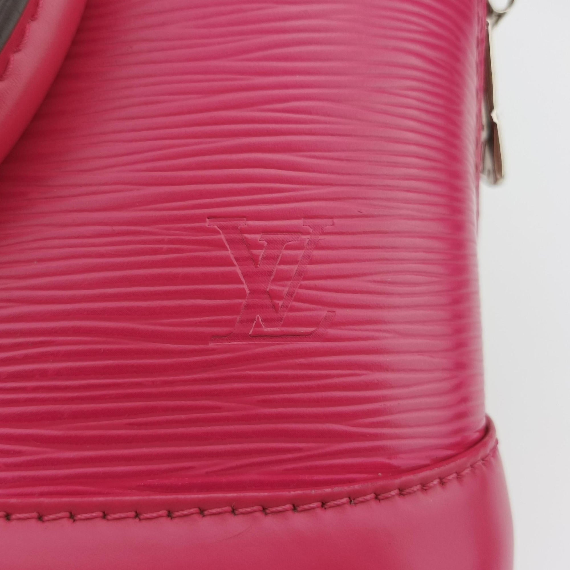 Pre-owned Louis Vuitton Alma BB ROSE PONDICHERY Epi M57341 shoulderbag | stylenewstar