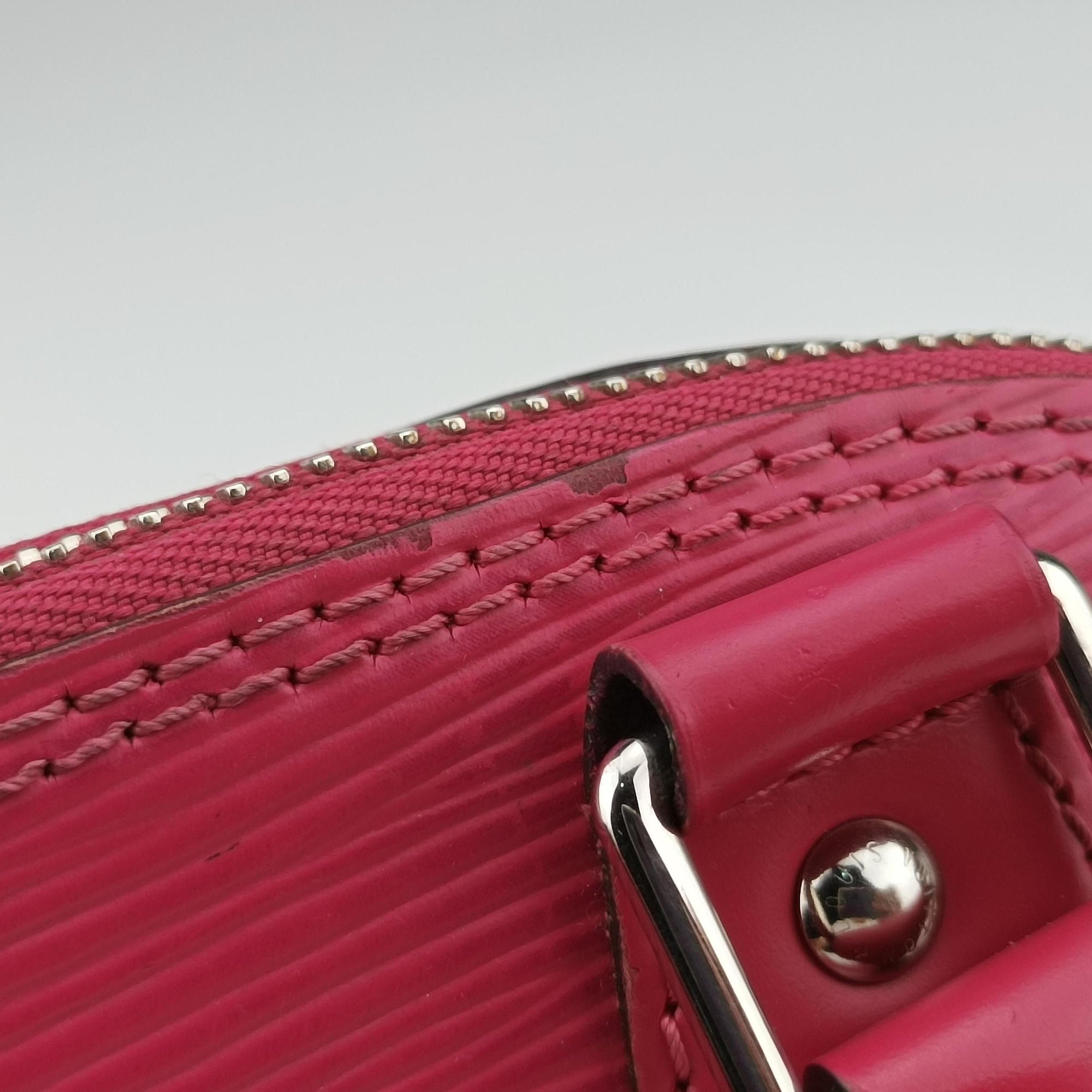 Pre-owned Louis Vuitton Alma BB ROSE PONDICHERY Epi M57341 shoulderbag | stylenewstar