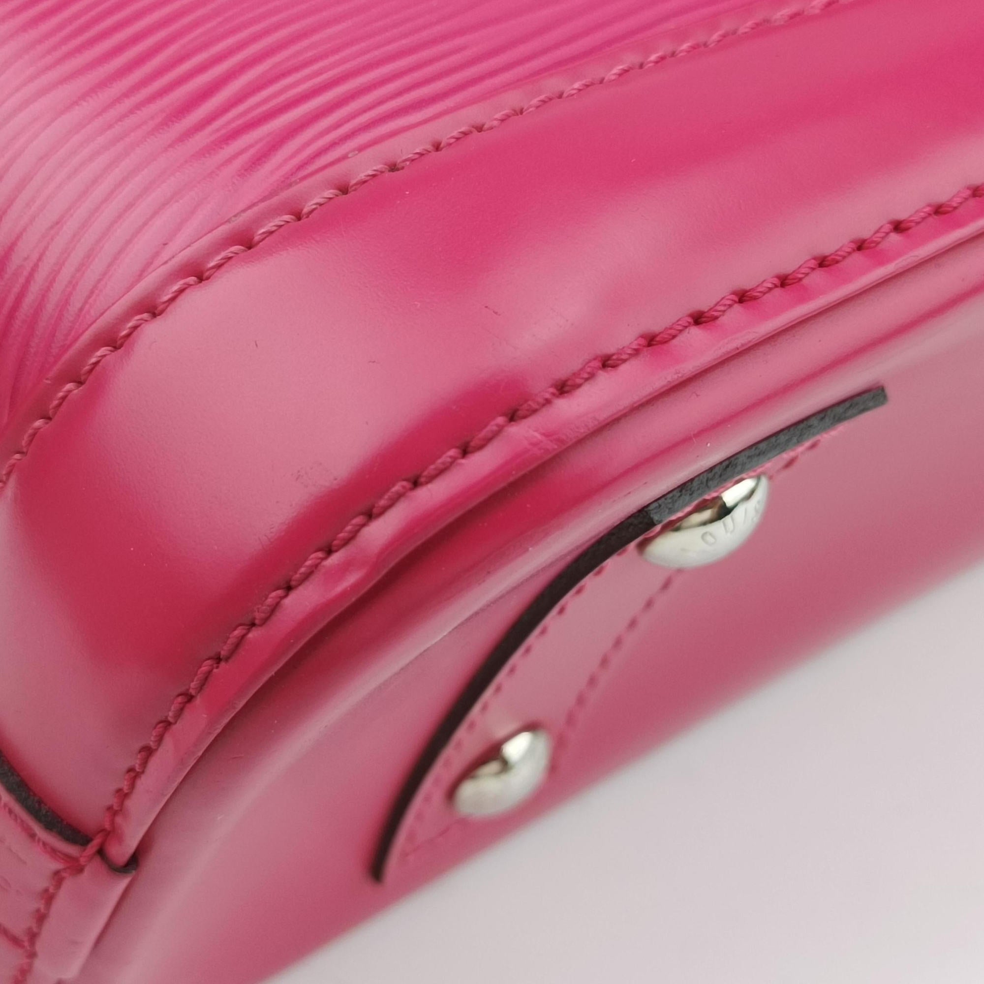 Pre-owned Louis Vuitton Alma BB ROSE PONDICHERY Epi M57341 shoulderbag | stylenewstar