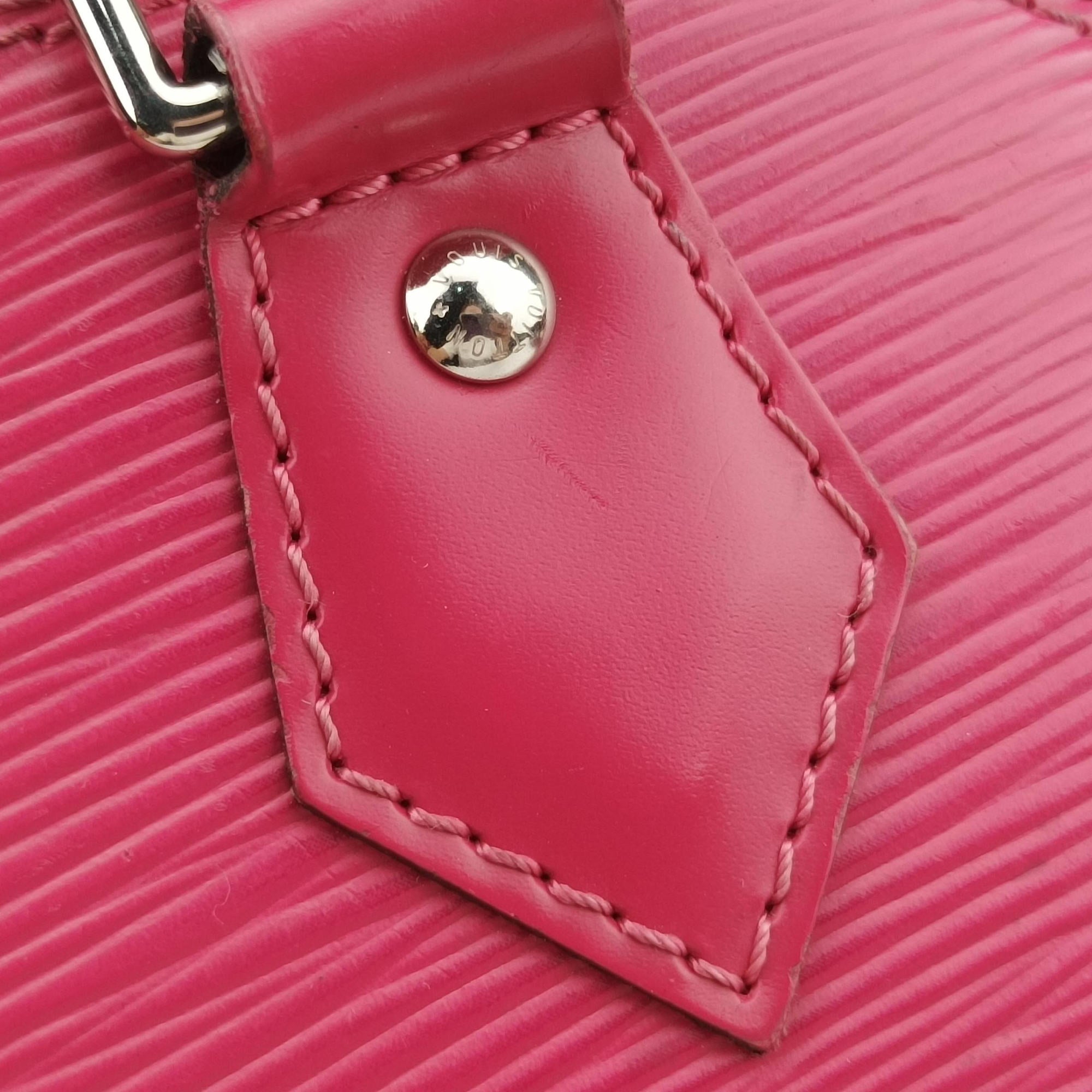 Pre-owned Louis Vuitton Alma BB ROSE PONDICHERY Epi M57341 shoulderbag | stylenewstar