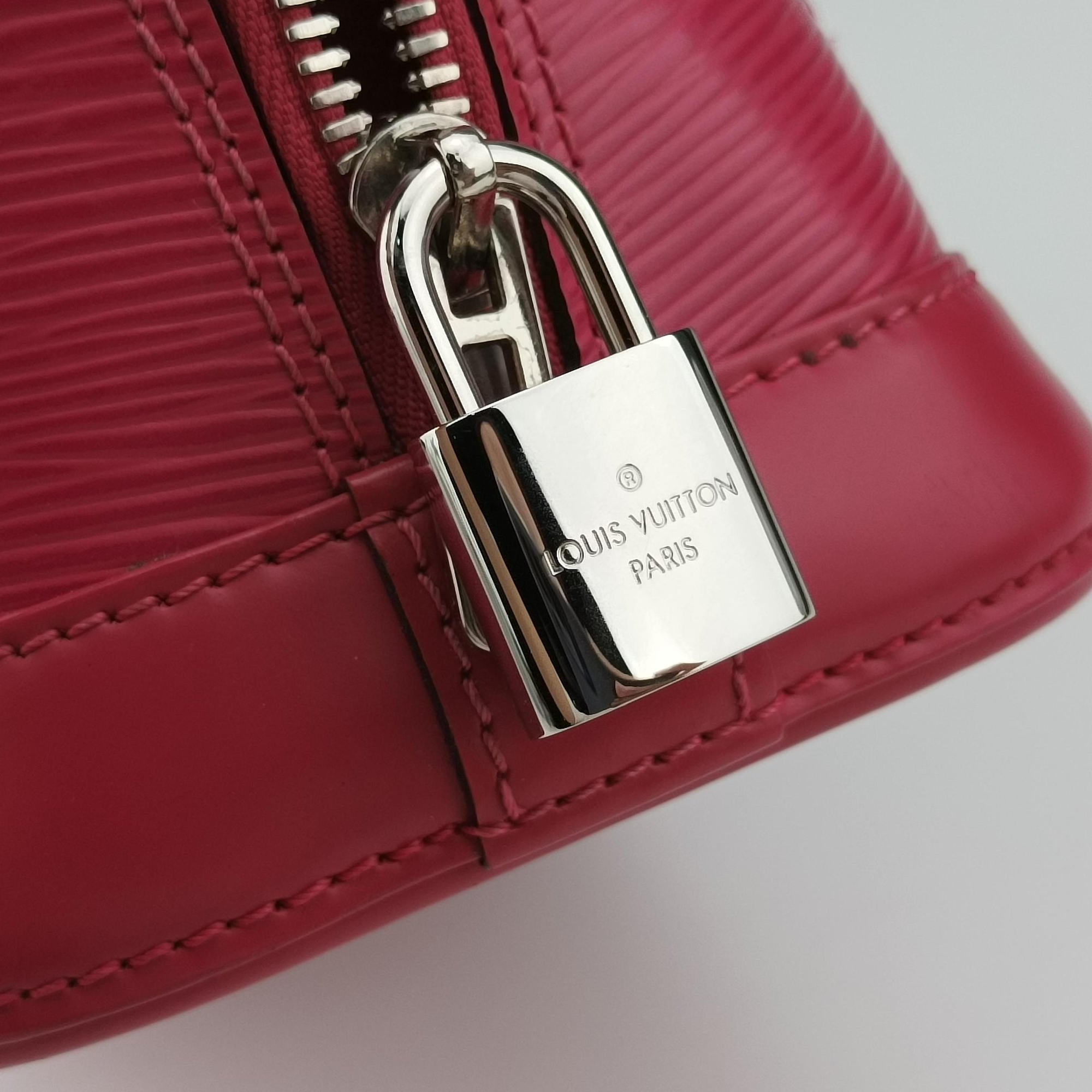 Pre-owned Louis Vuitton Alma BB ROSE PONDICHERY Epi M57341 shoulderbag | stylenewstar