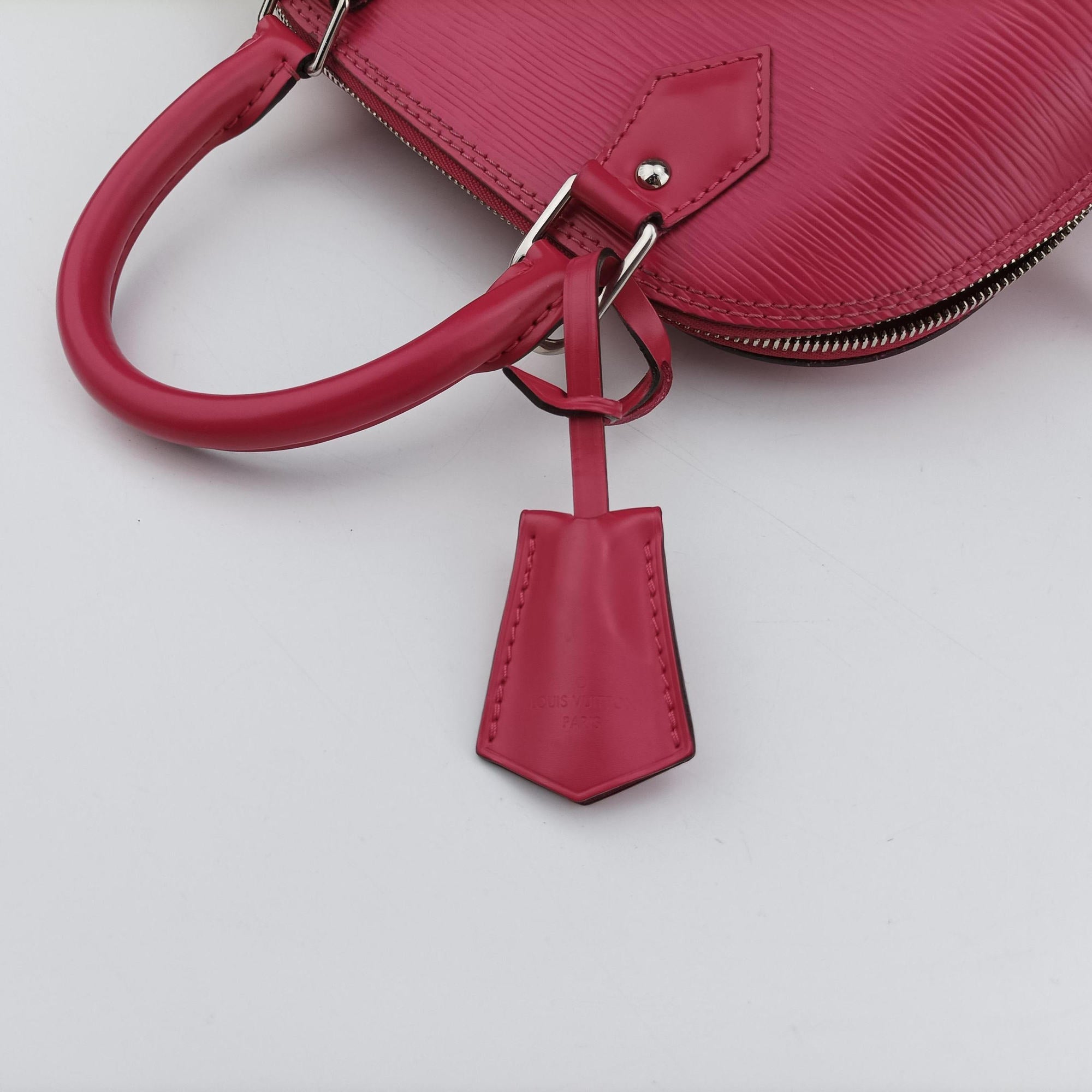 Pre-owned Louis Vuitton Alma BB ROSE PONDICHERY Epi M57341 shoulderbag | stylenewstar