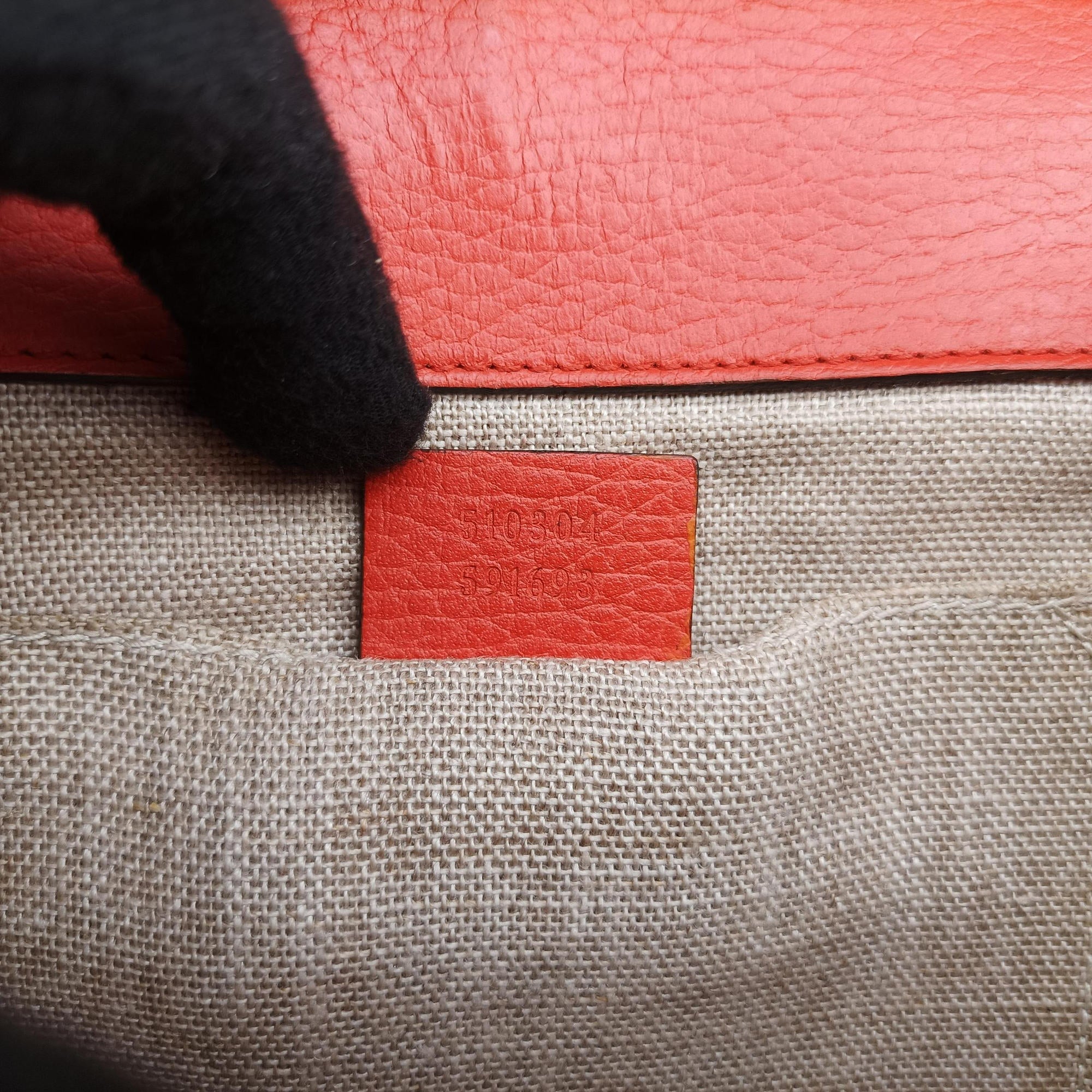 Pre-owned Gucci Interlocking G Orange Leather 510304 shoulderbag | stylenewstar
