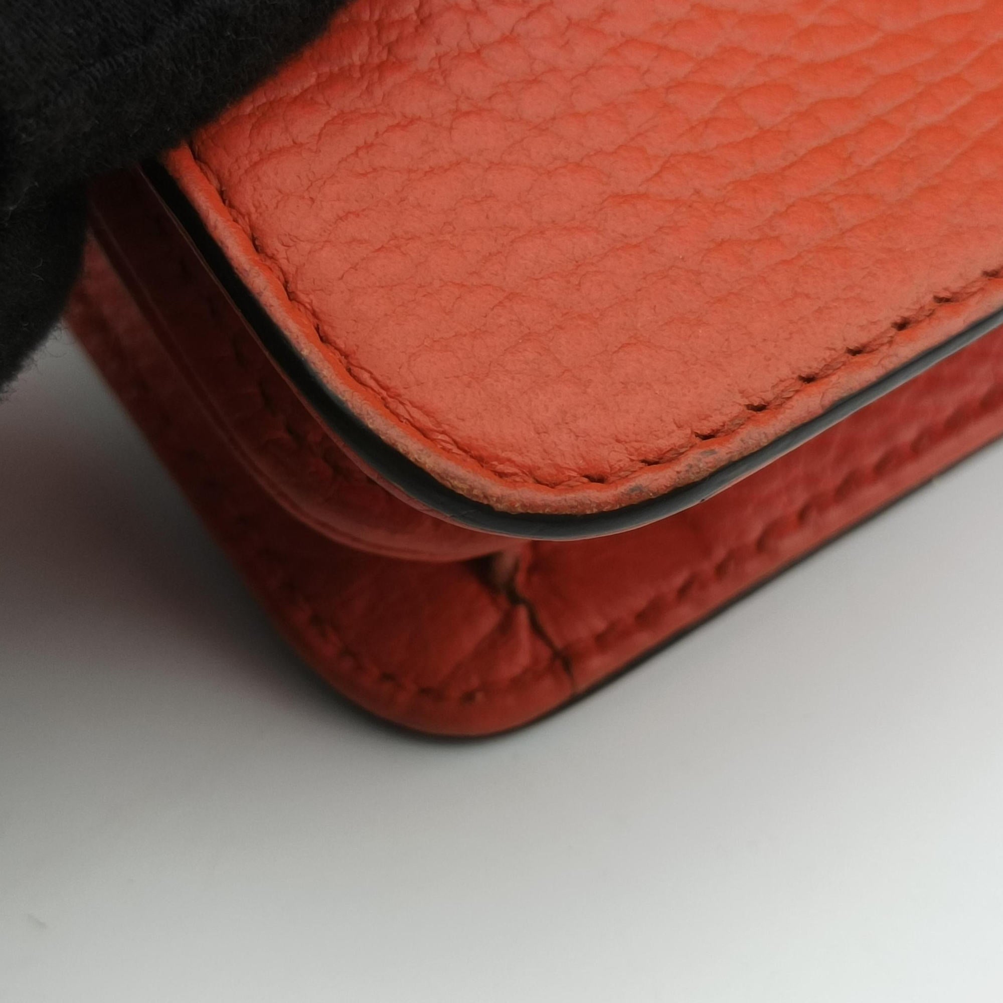 Pre-owned Gucci Interlocking G Orange Leather 510304 shoulderbag | stylenewstar