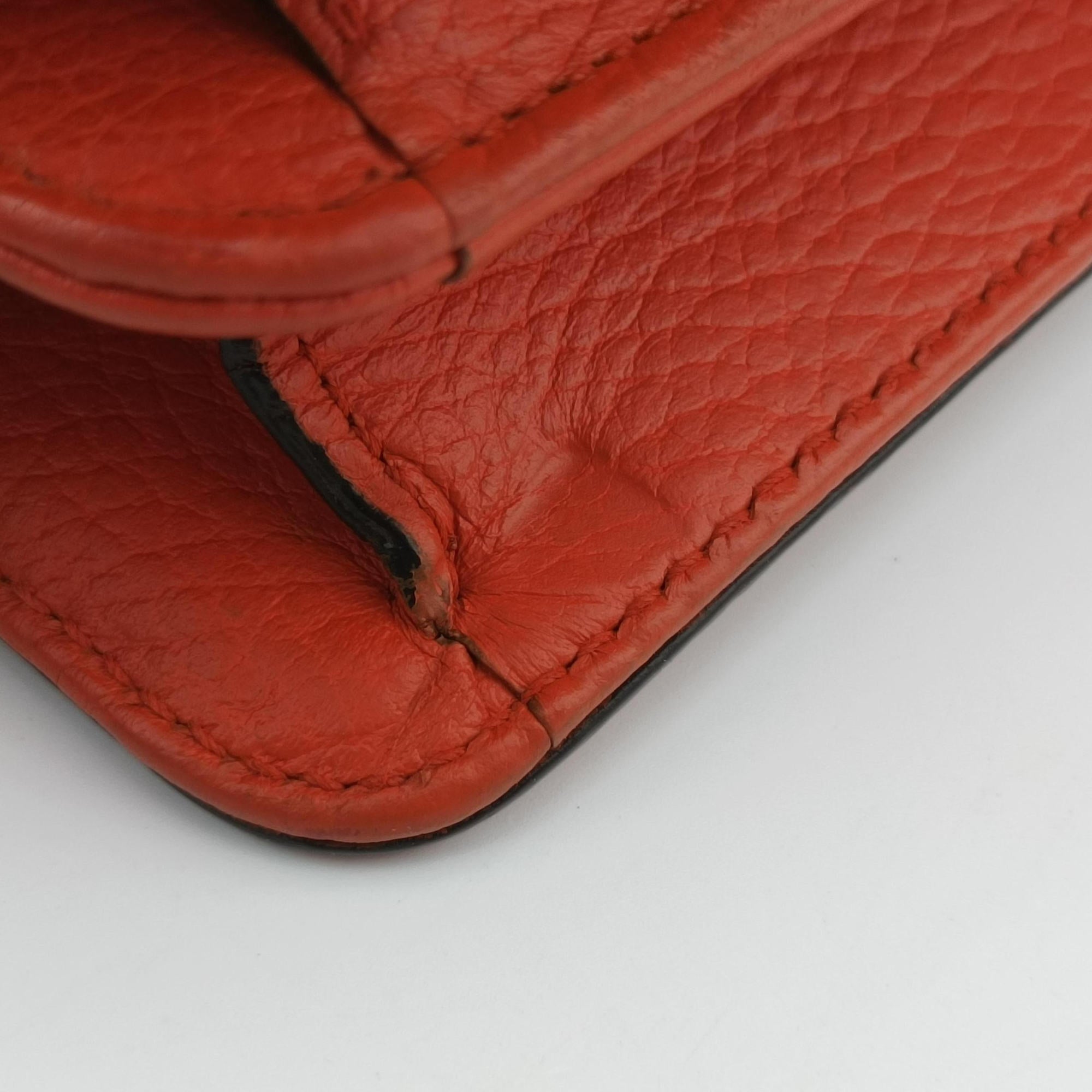 Pre-owned Gucci Interlocking G Orange Leather 510304 shoulderbag | stylenewstar