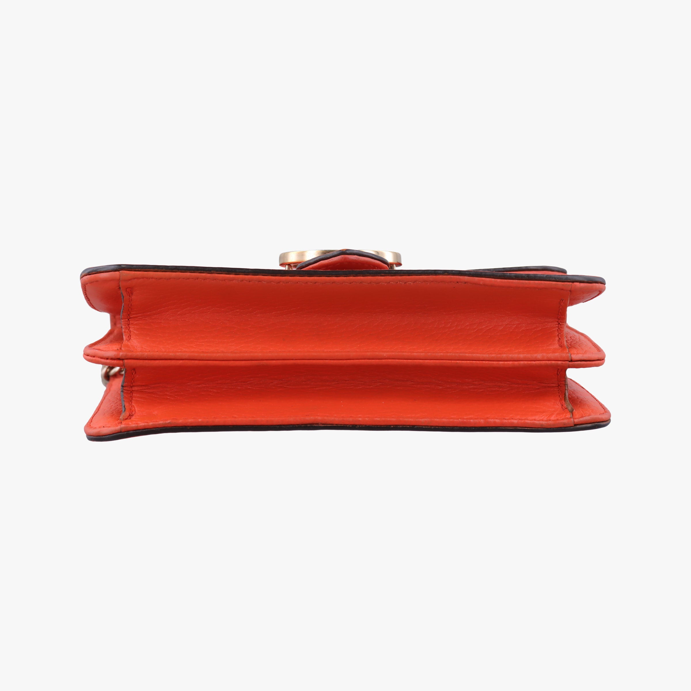Pre-owned Gucci Interlocking G Orange Leather 510304 shoulderbag | stylenewstar
