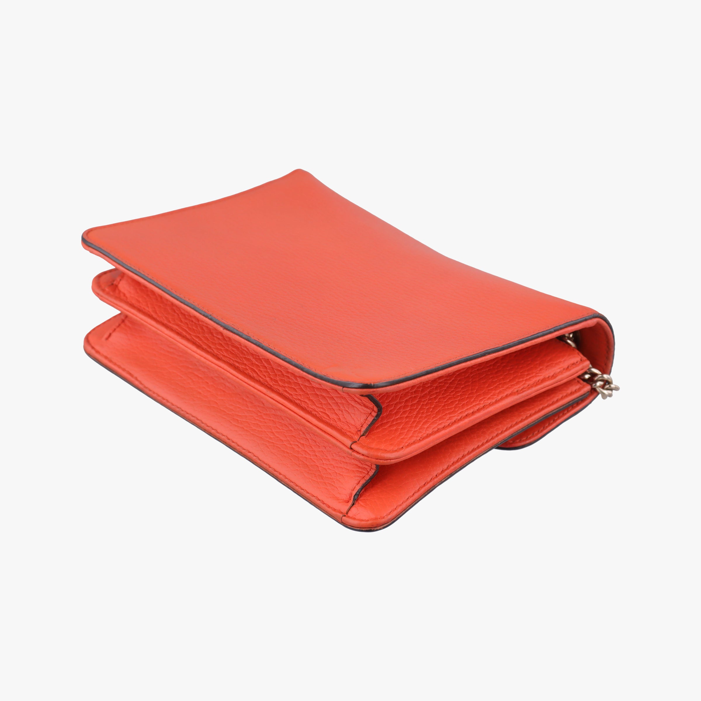 Pre-owned Gucci Interlocking G Orange Leather 510304 shoulderbag | stylenewstar