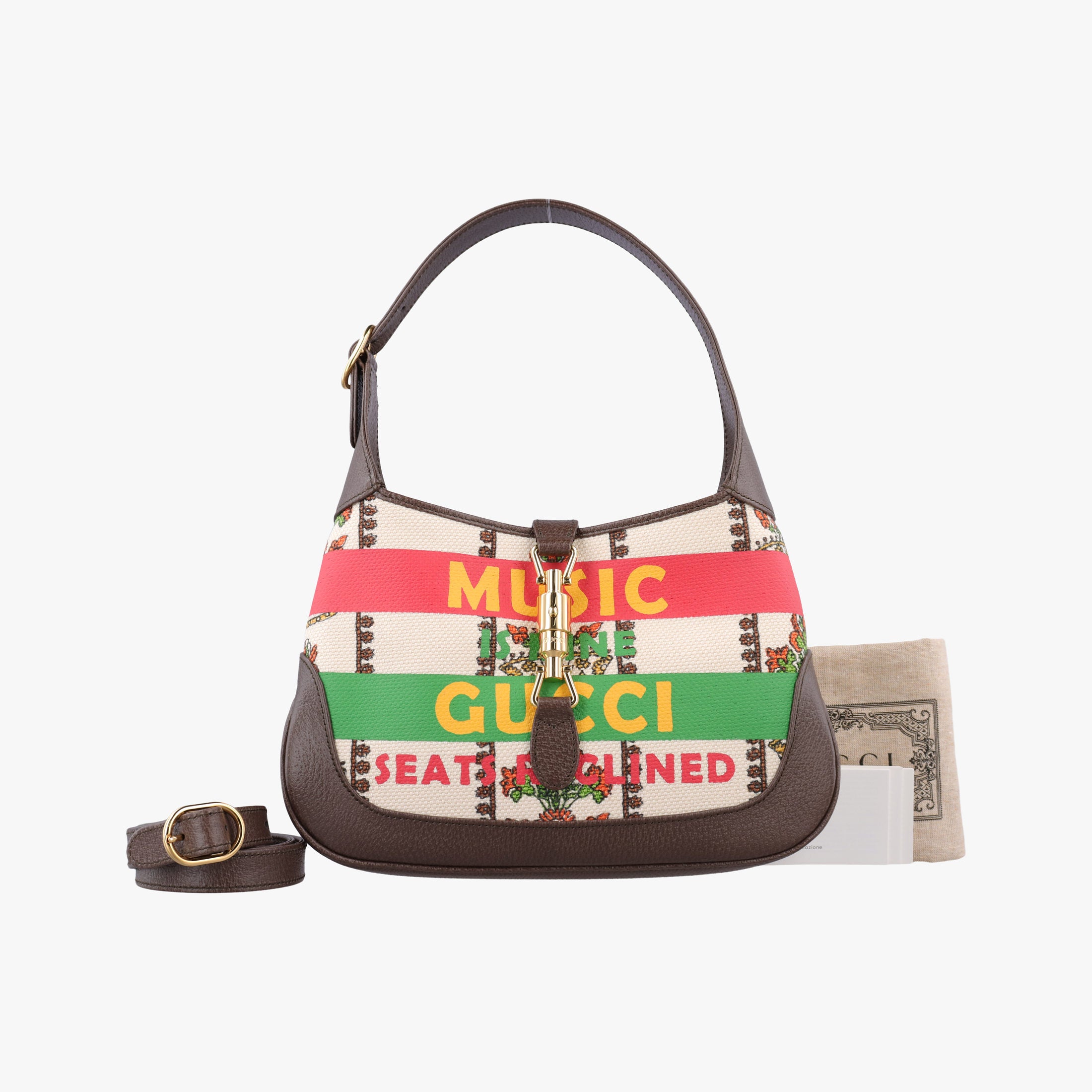 Vintage Gucci Balenciaga collaboration The Hacker Project Jackie 1961 Multicolour Leather×canvas 636706 shoulderbag | stylenewstar
