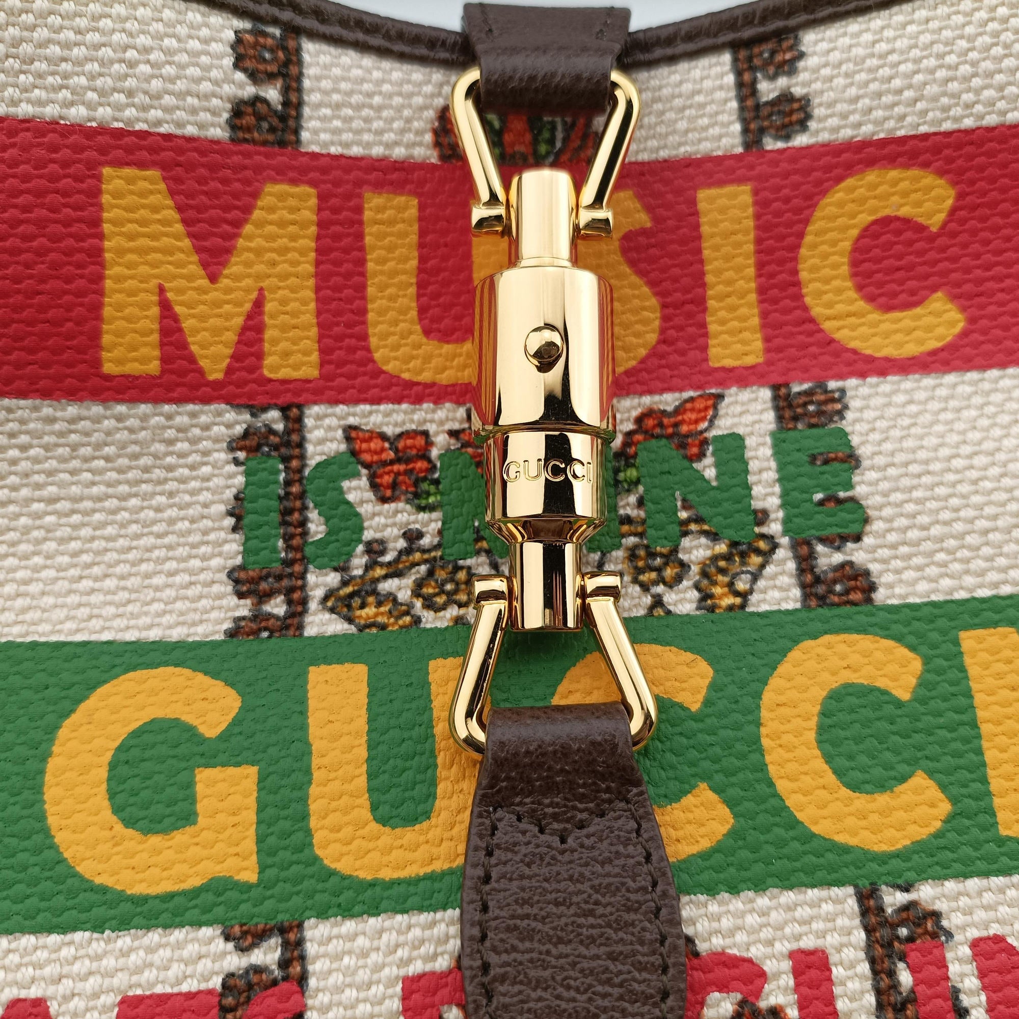 Vintage Gucci Balenciaga collaboration The Hacker Project Jackie 1961 Multicolour Leather×canvas 636706 shoulderbag | stylenewstar