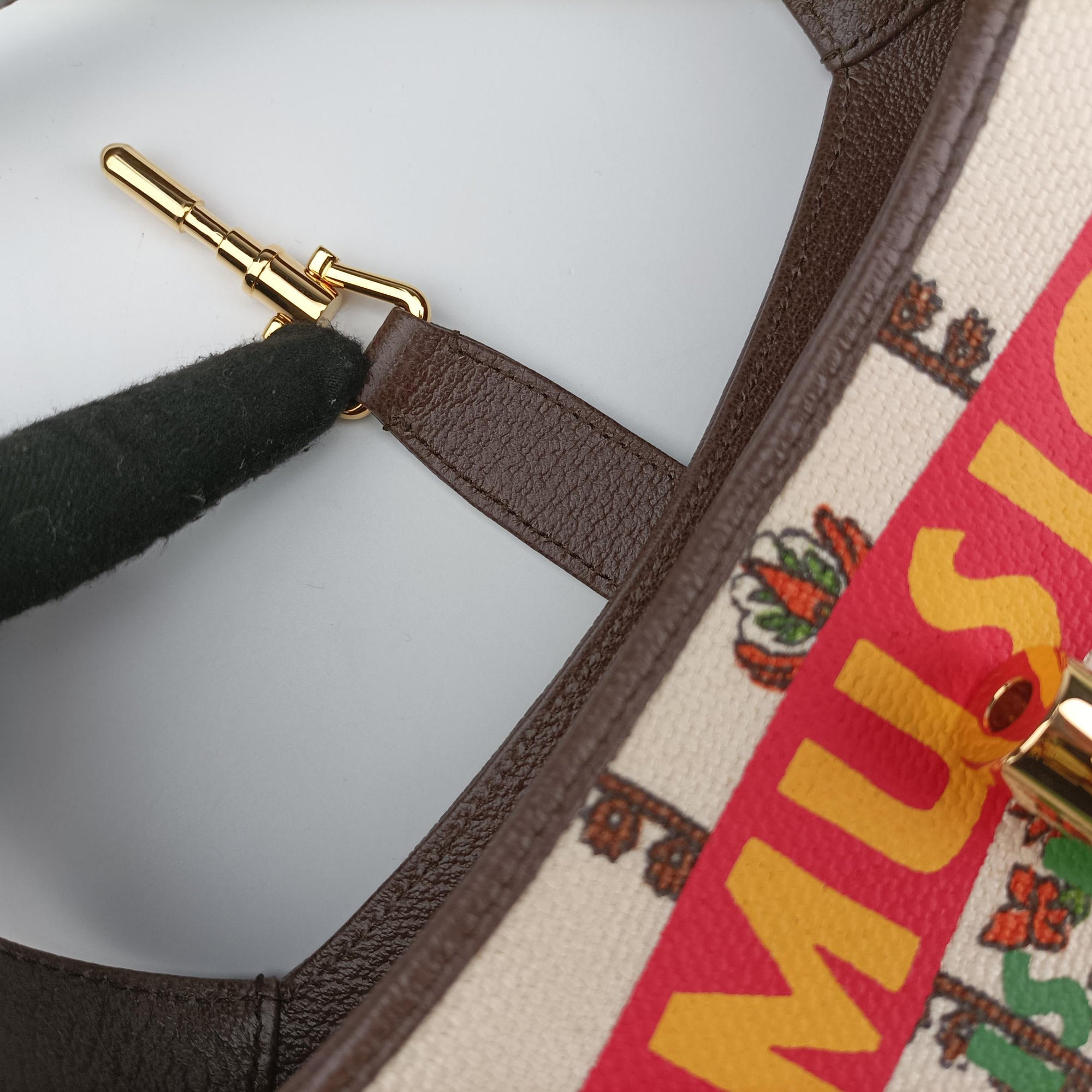 Vintage Gucci Balenciaga collaboration The Hacker Project Jackie 1961 Multicolour Leather×canvas 636706 shoulderbag | stylenewstar