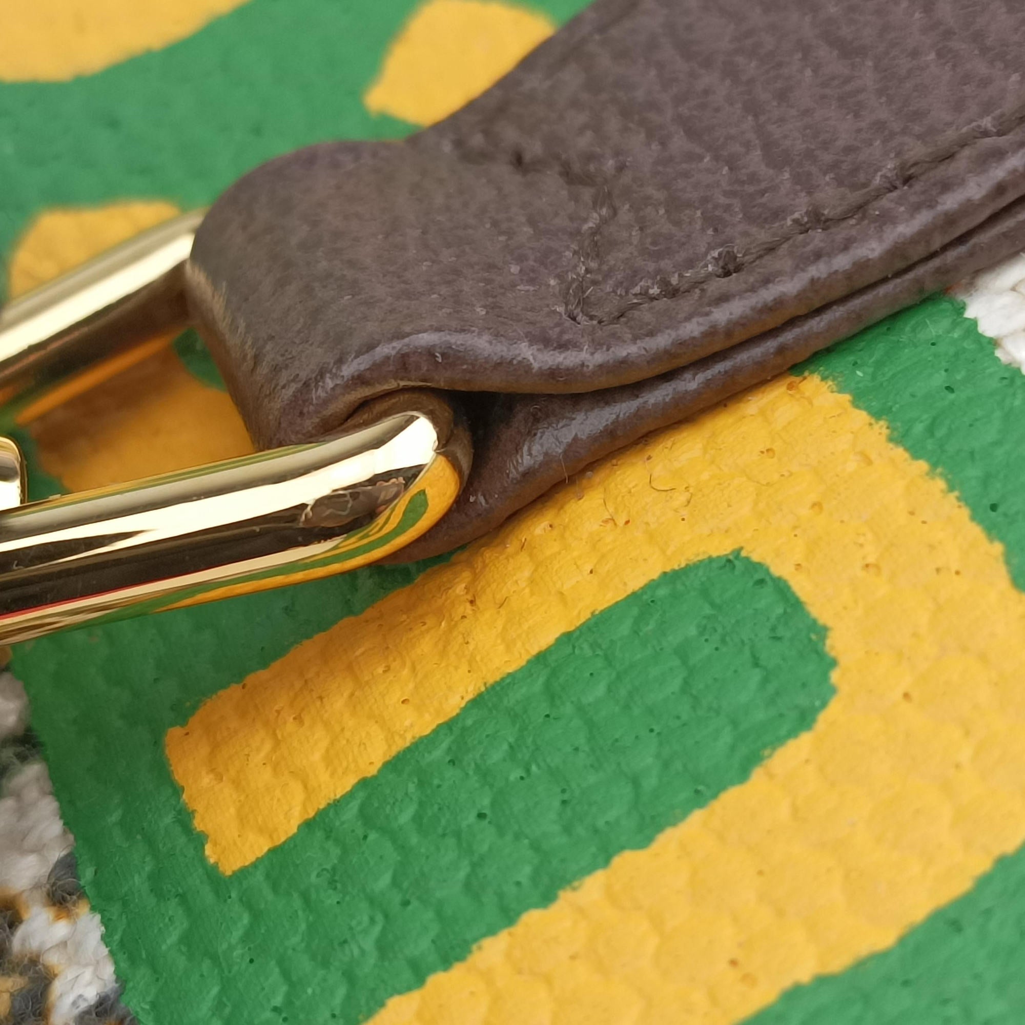 Vintage Gucci Balenciaga collaboration The Hacker Project Jackie 1961 Multicolour Leather×canvas 636706 shoulderbag | stylenewstar