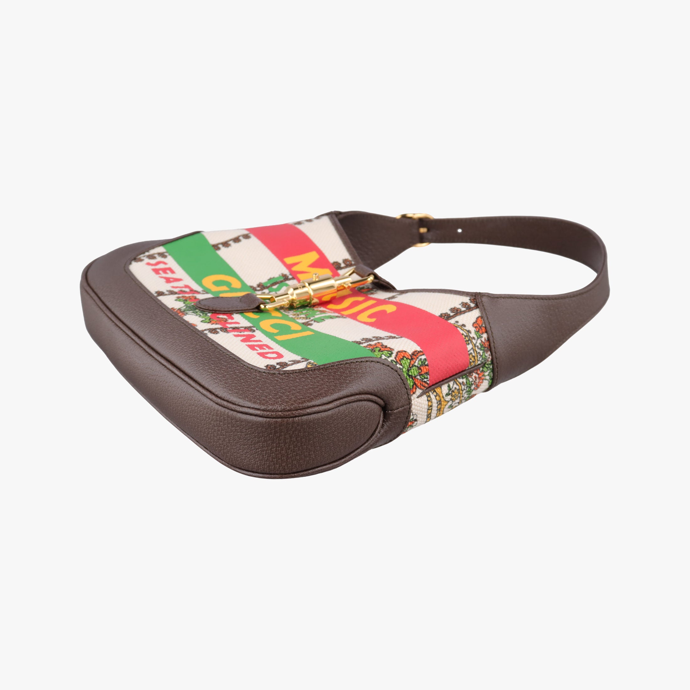Vintage Gucci Balenciaga collaboration The Hacker Project Jackie 1961 Multicolour Leather×canvas 636706 shoulderbag | stylenewstar
