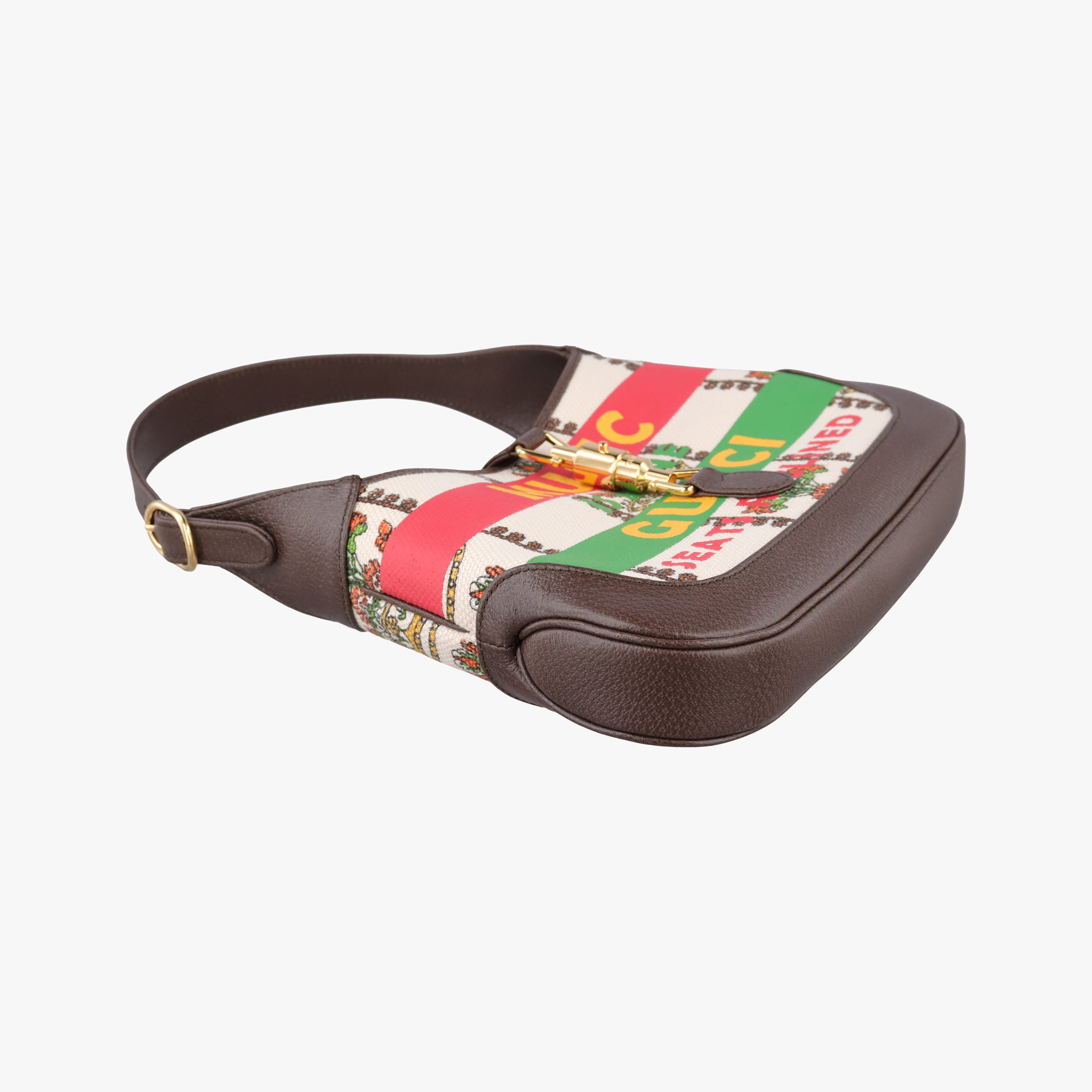 Vintage Gucci Balenciaga collaboration The Hacker Project Jackie 1961 Multicolour Leather×canvas 636706 shoulderbag | stylenewstar