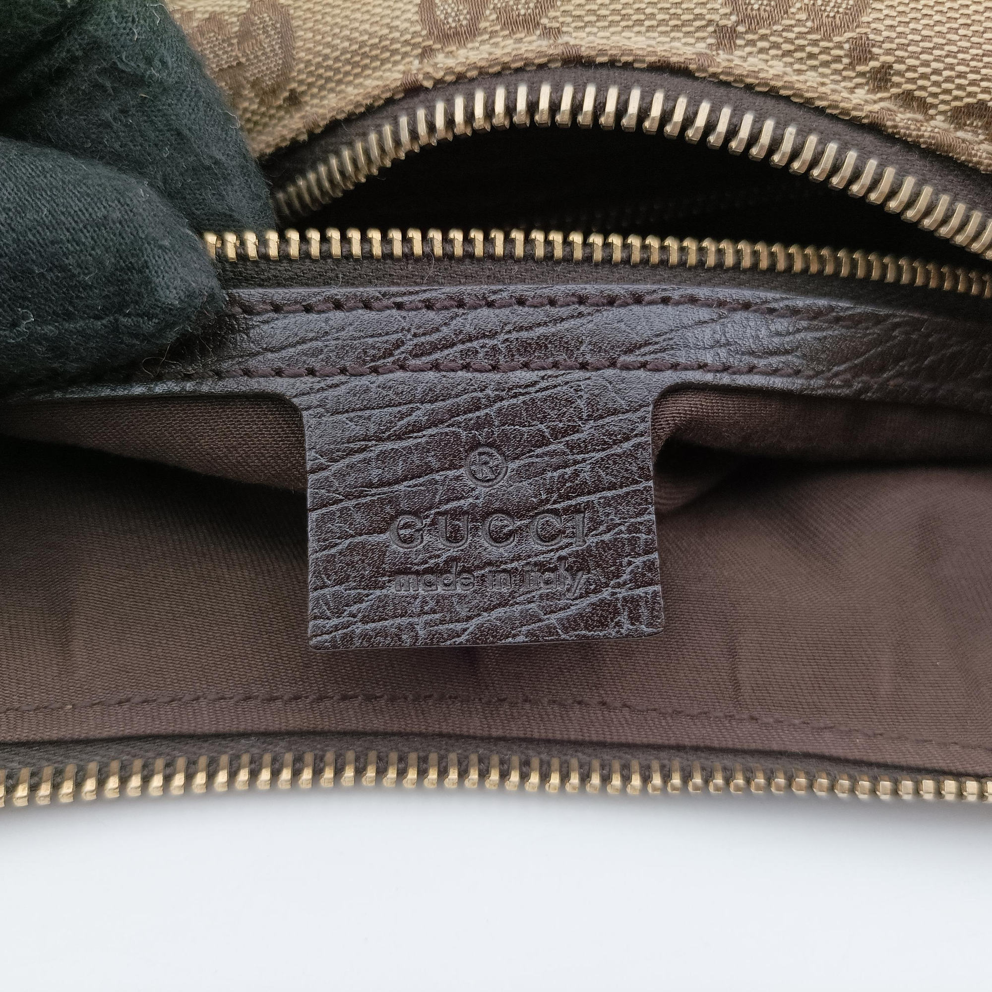 Pre-owned Gucci horsebit hobo Brown canvas 115867 handbag | stylenewstar