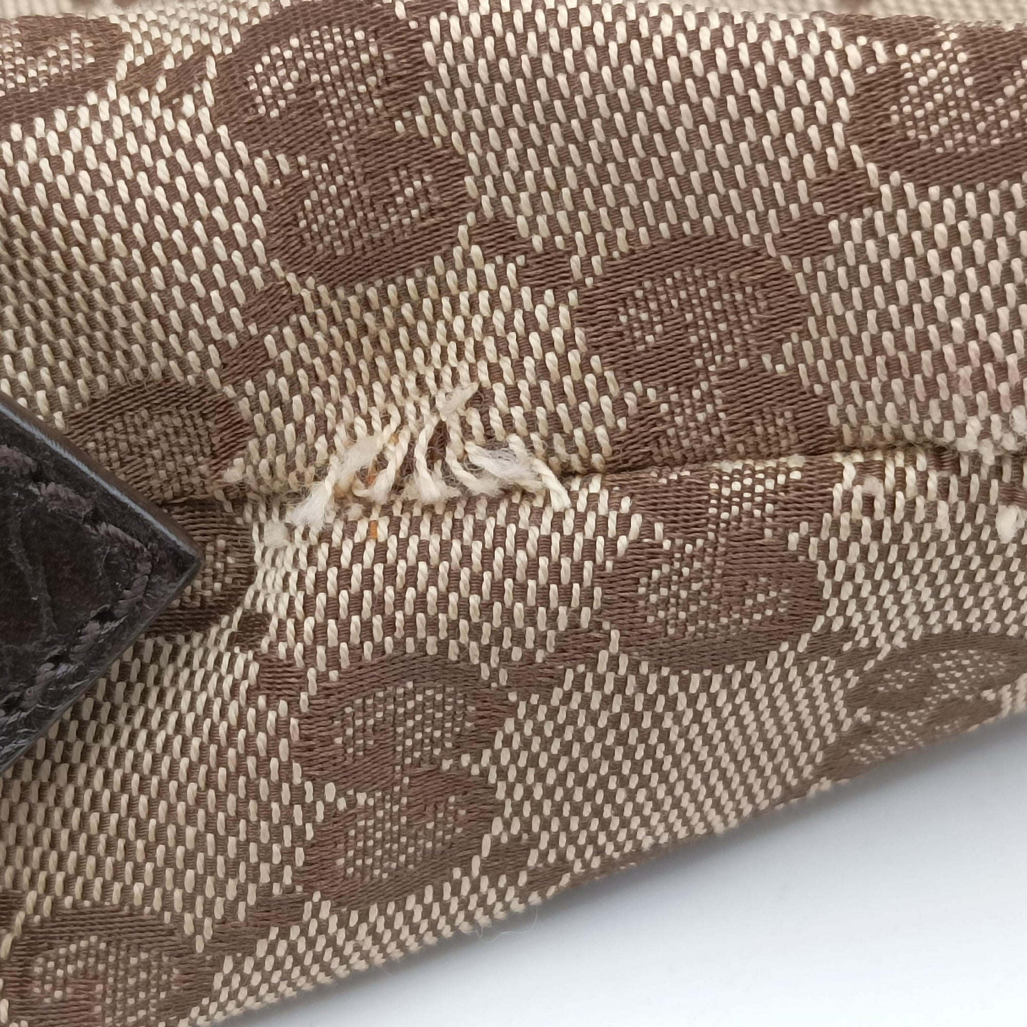Pre-owned Gucci horsebit hobo Brown canvas 115867 handbag | stylenewstar