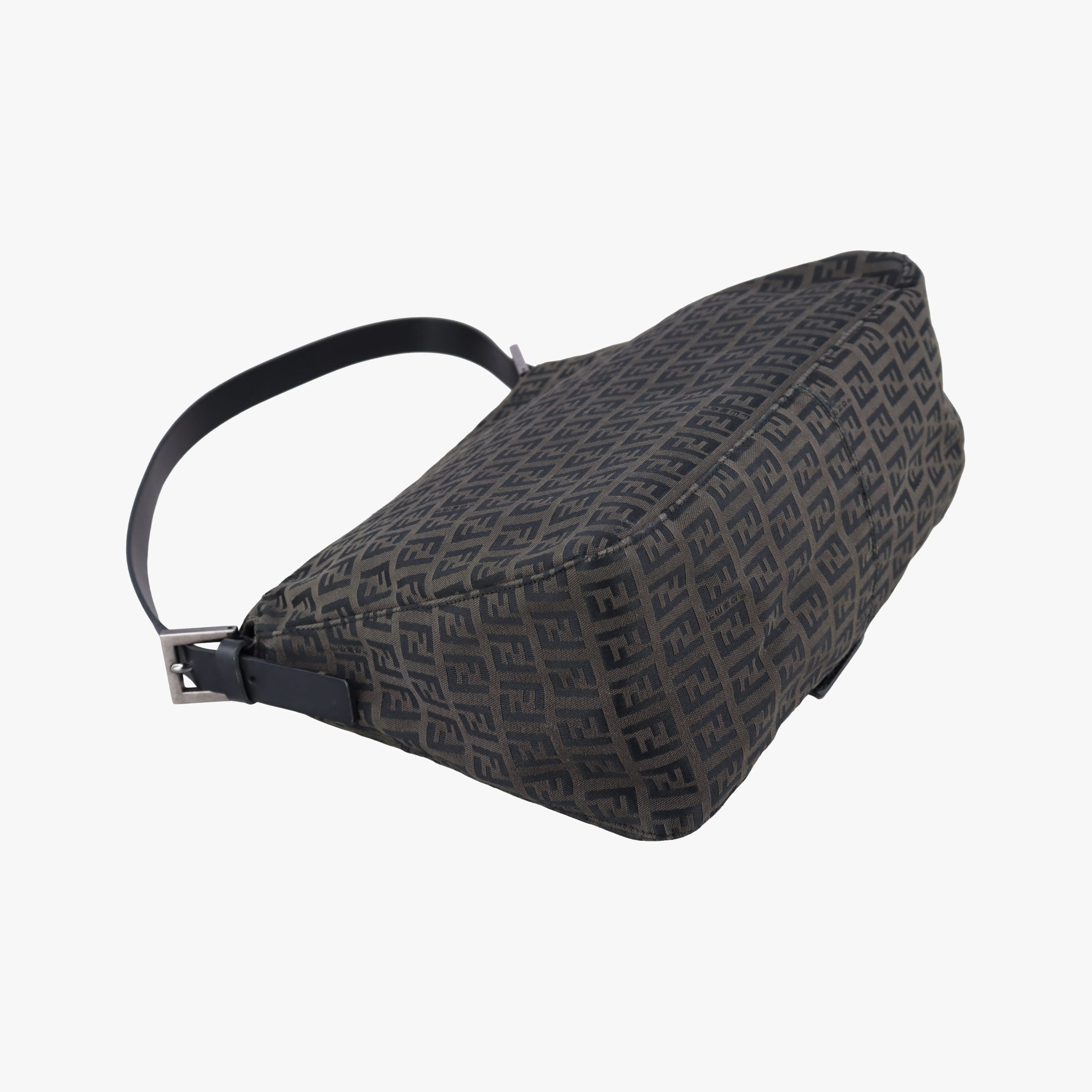 Vintage Fendi Baguette Zucchino Brown canvas×leather 8BR001 shoulderbag | stylenewstar