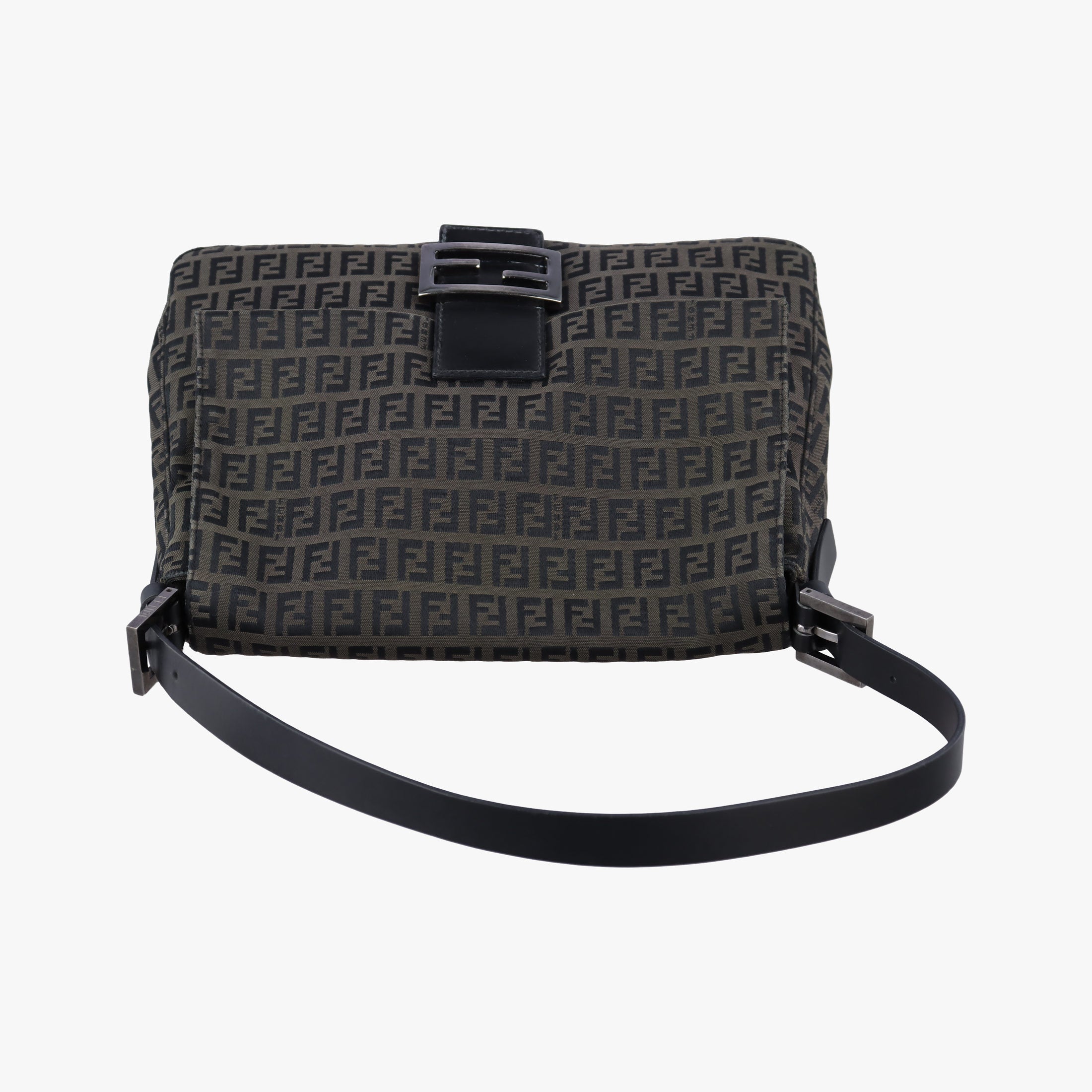 Vintage Fendi Baguette Zucchino Brown canvas×leather 8BR001 shoulderbag | stylenewstar