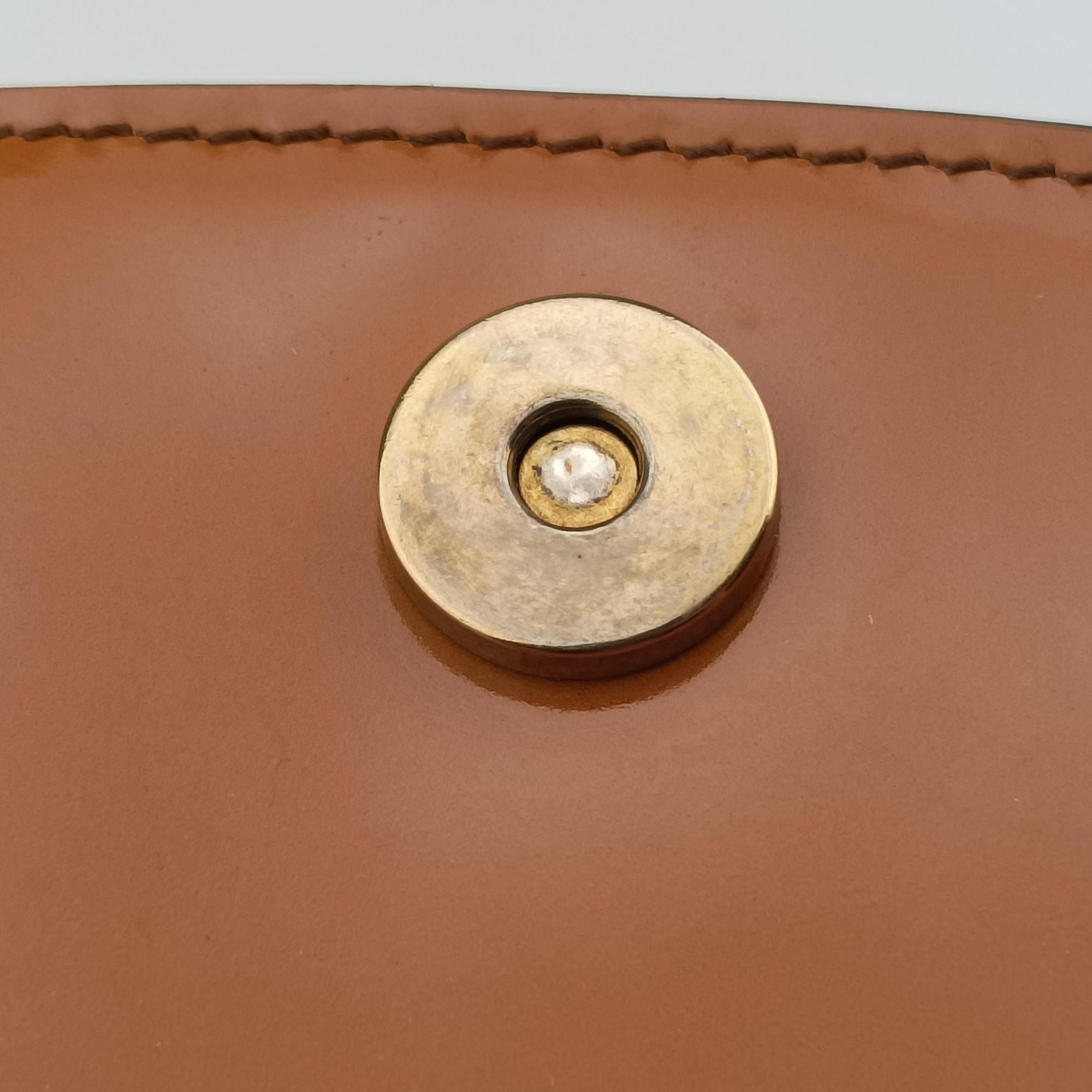 Vintage Chloe Bracelet Nile Brown Leather  shoulderbag | stylenewstar