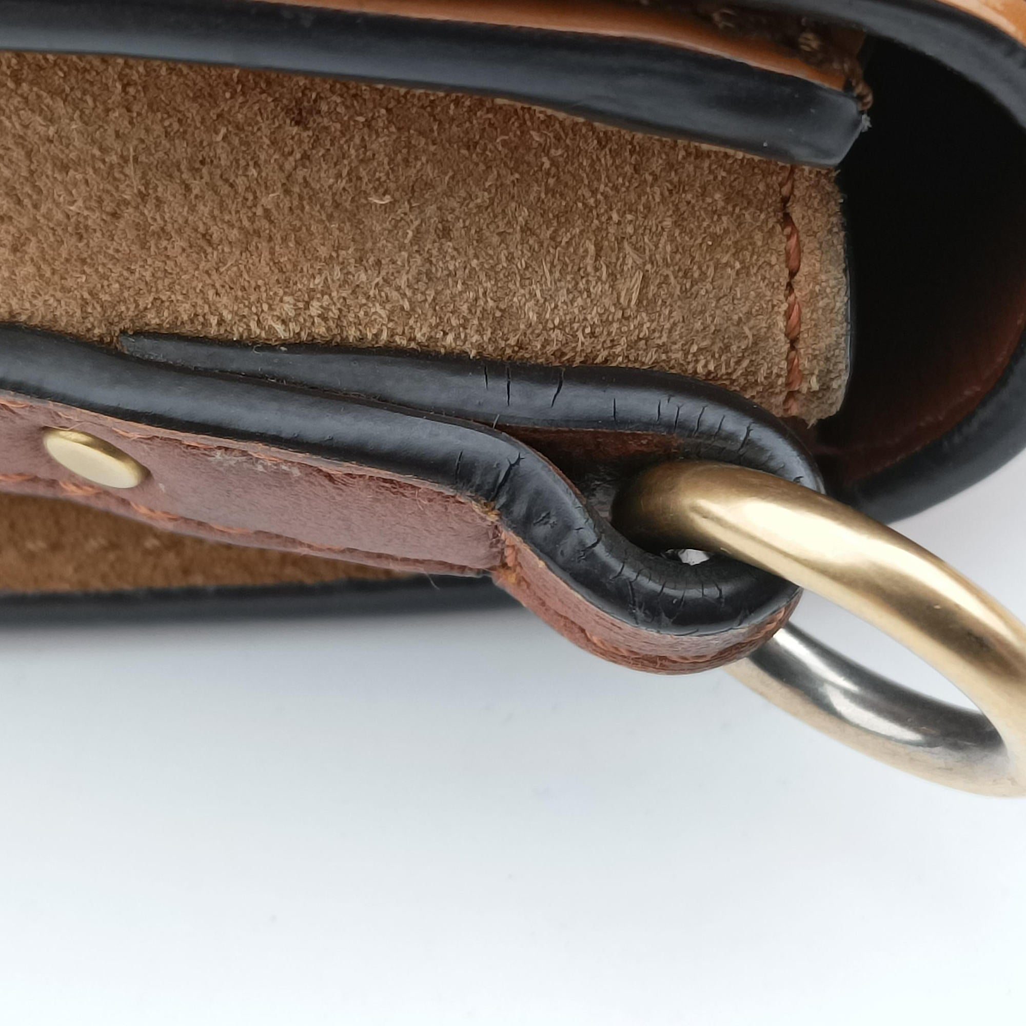 Vintage Chloe Bracelet Nile Brown Leather  shoulderbag | stylenewstar