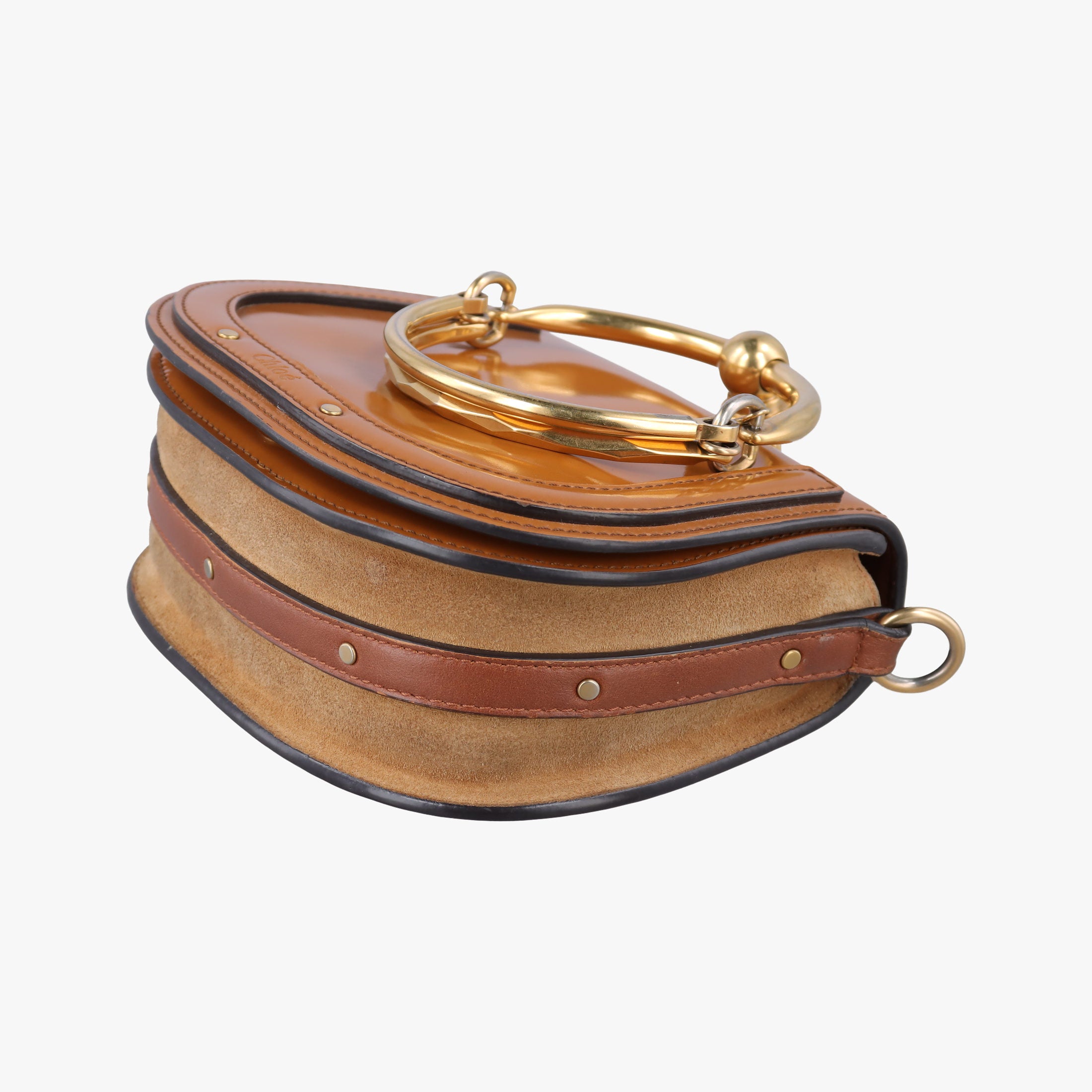 Vintage Chloe Bracelet Nile Brown Leather  shoulderbag | stylenewstar