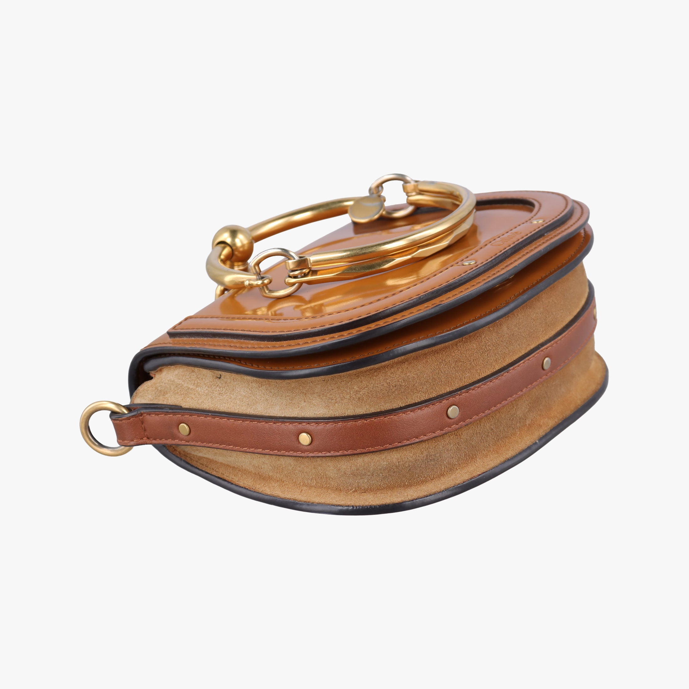 Vintage Chloe Bracelet Nile Brown Leather  shoulderbag | stylenewstar