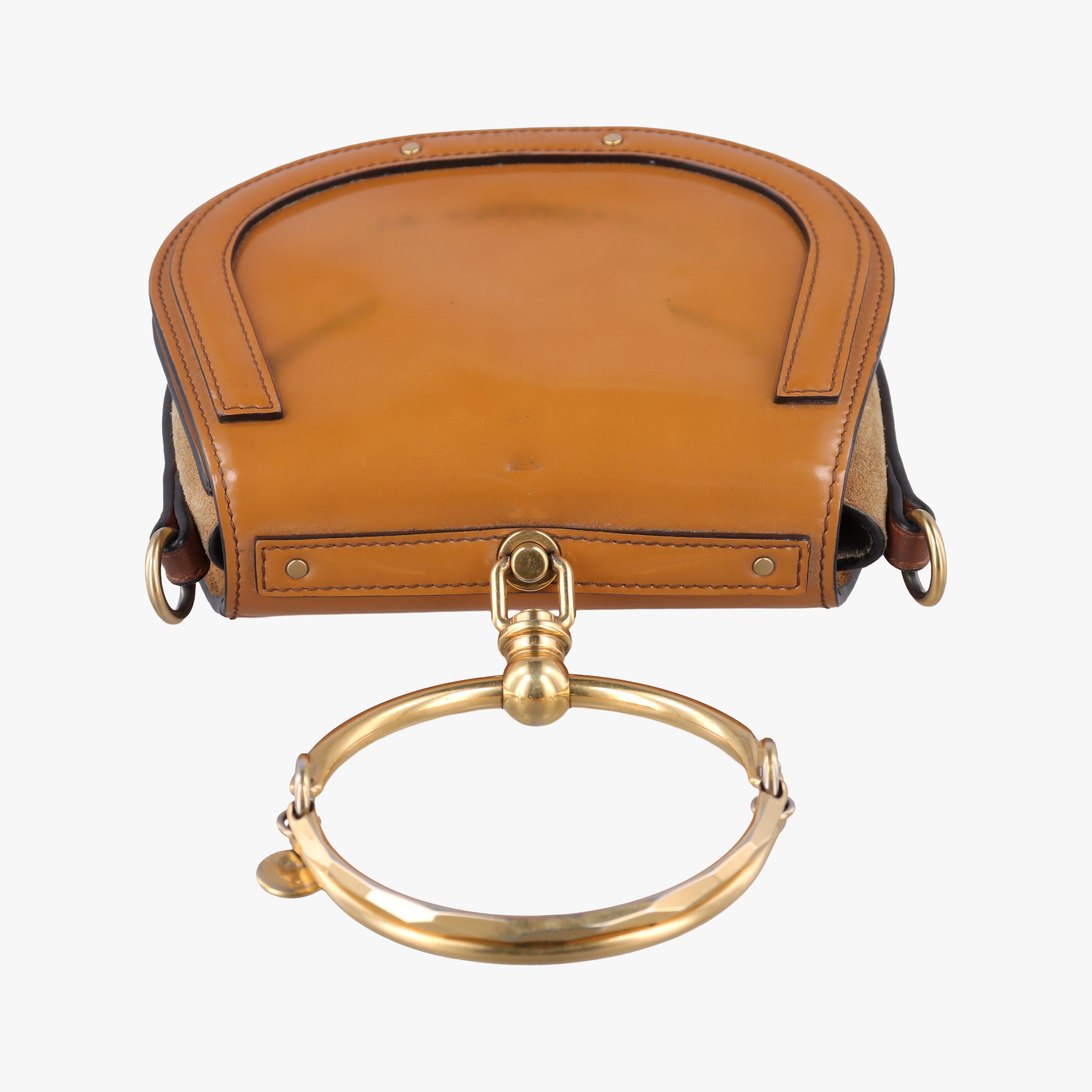 Vintage Chloe Bracelet Nile Brown Leather  shoulderbag | stylenewstar