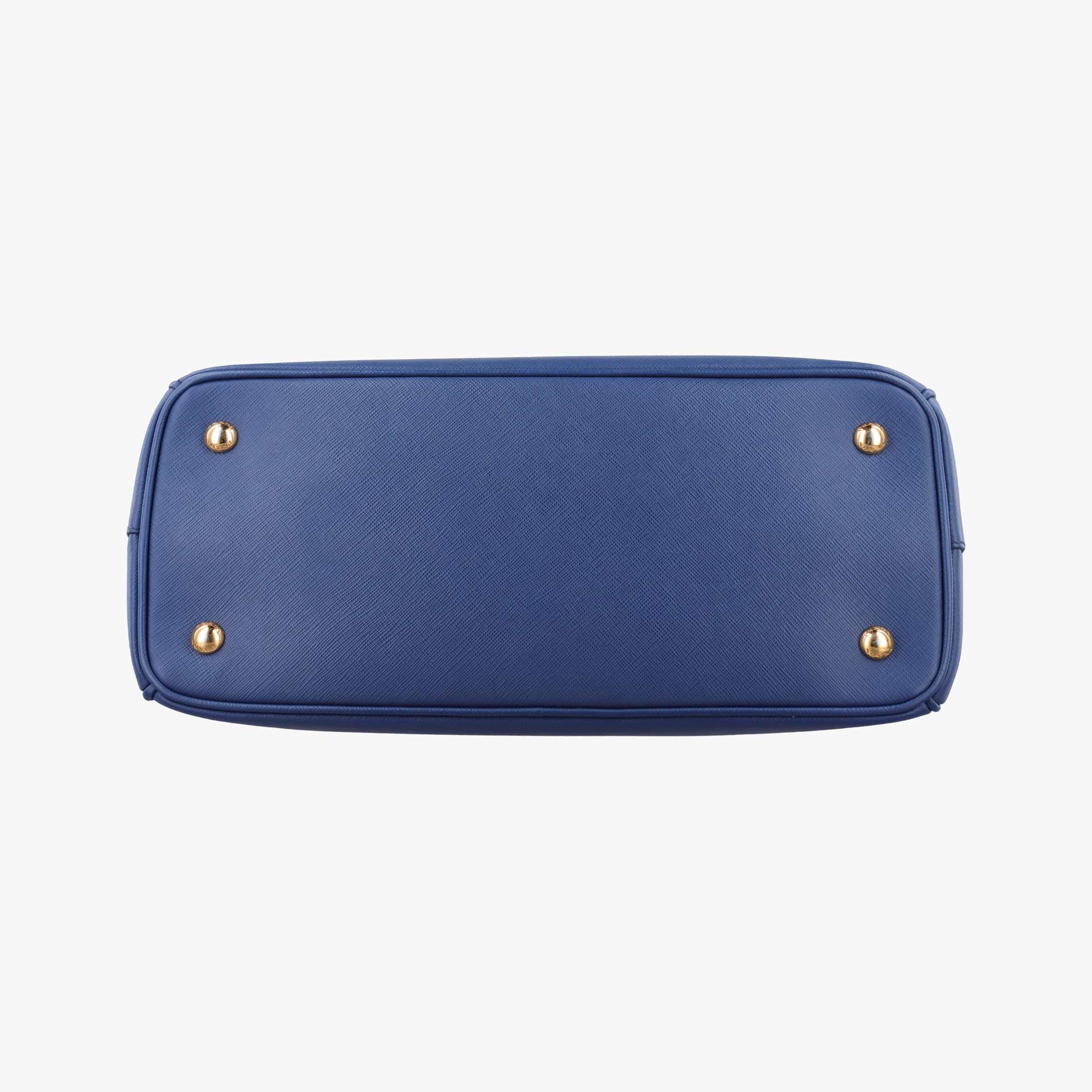 Pre-owned Prada Galleria Blue SAFFIANO Leather BN2274 handbag | stylenewstar