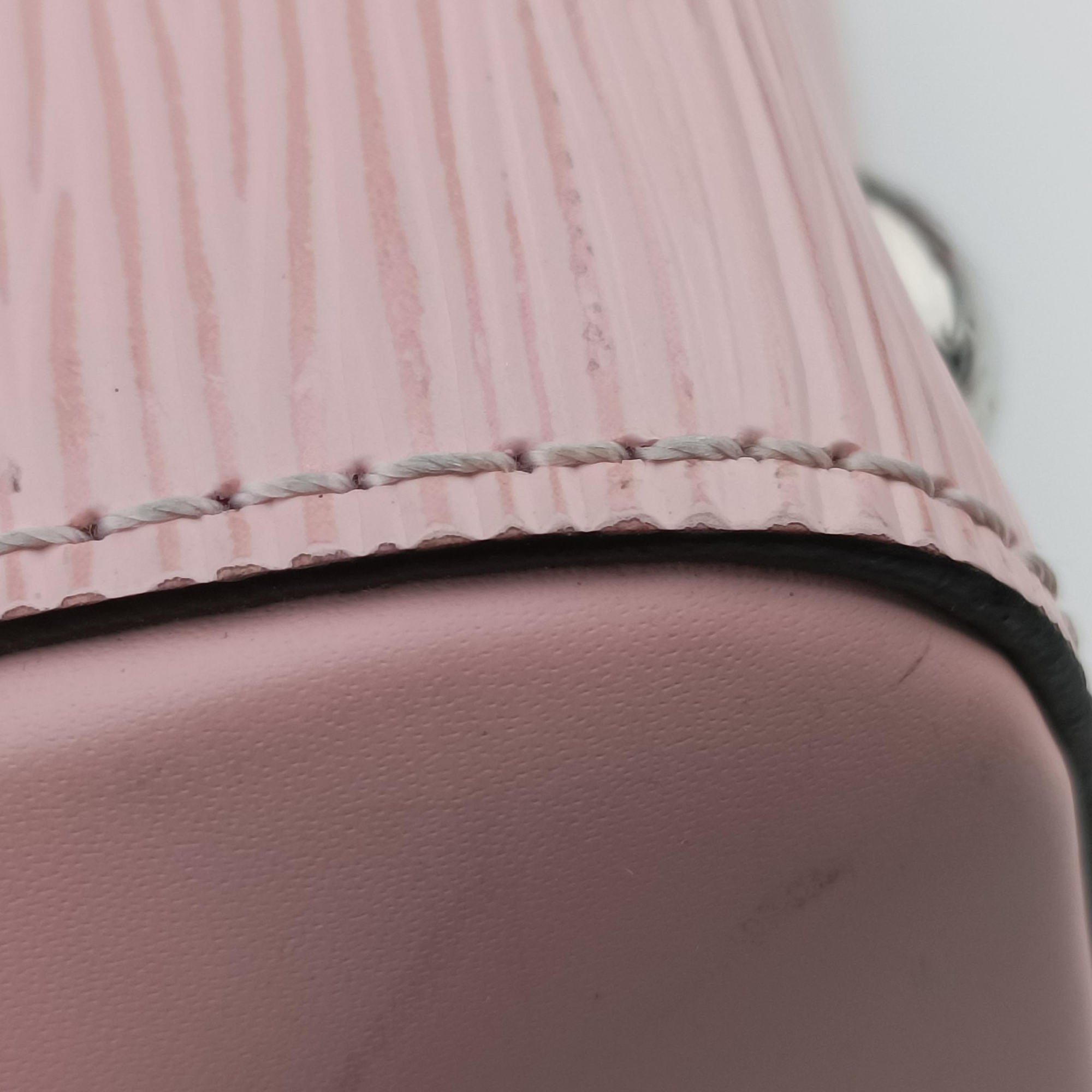 Pre-owned Louis Vuitton Cluny BB ROSE BALLERINE Epi M41338 handbag | stylenewstar